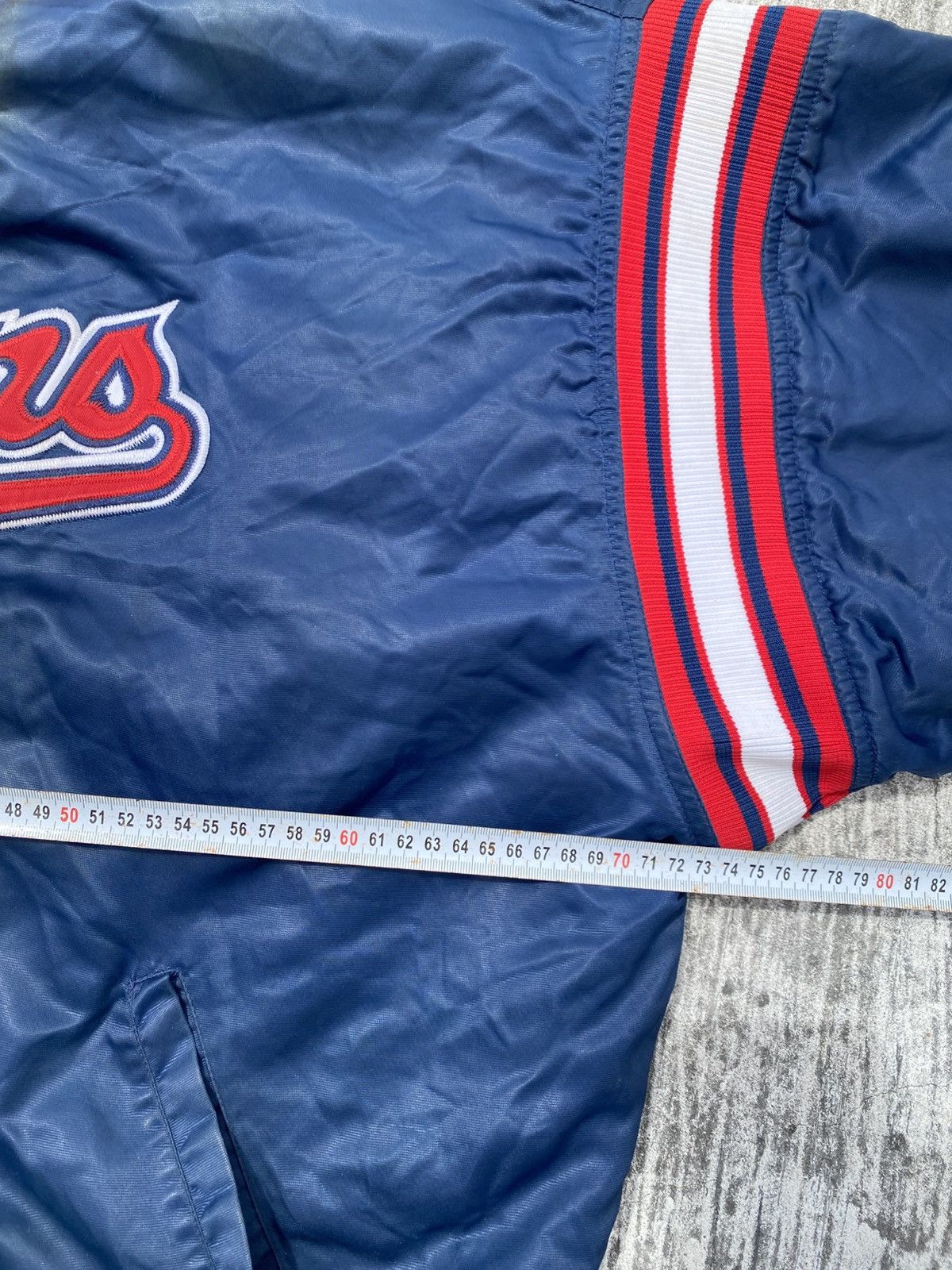 Starter Vintage jacket Indians cleveland Size US XXL / EU 58 / 5 - 8 Thumbnail