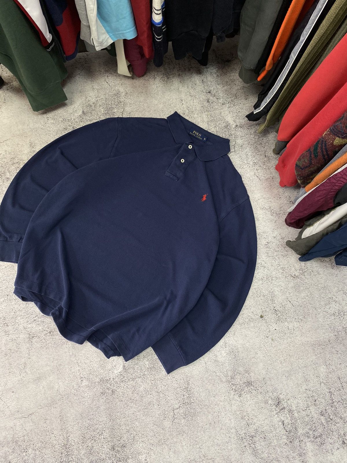 Japanese Brand × Polo Ralph Lauren × Vintage Polo ralph lauren rugby long sleeve y2k style Size US XL / EU 56 / 4 - 2 Thumbnail