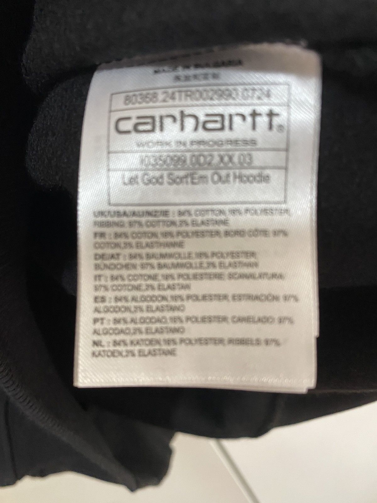 Carhartt Wip Carhartt WIP x Clipse Let God Sort'em Out sweatshirt XL new Size US XL / EU 56 / 4 - 11 Thumbnail
