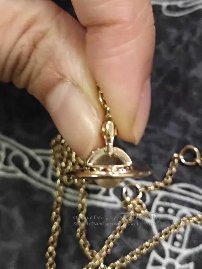 Vivienne Westwood vivienne westwood Golden Small Orb Necklace Size ONE SIZE - 3 Thumbnail
