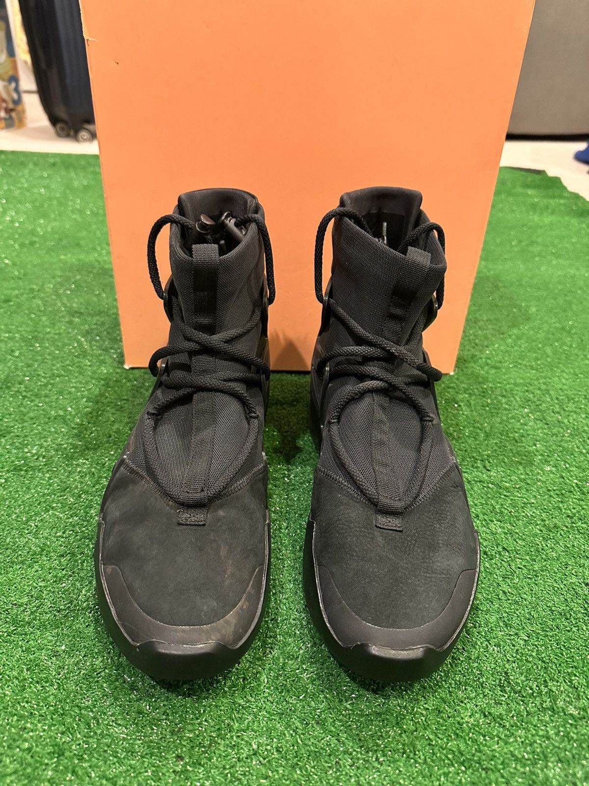 Fear of God × Nike Nike Air Fear of God 1 “Triple Black” with original box Size US 10.5 / EU 43-44 - 3 Thumbnail