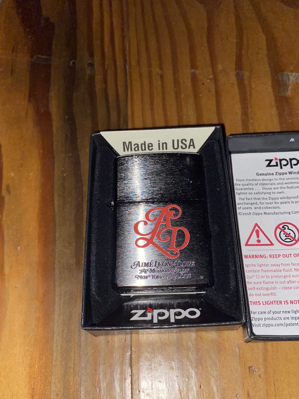 Aime Leon Dore × Zippo ALD Logo Zippo Lighter Size ONE SIZE - 1 Thumbnail