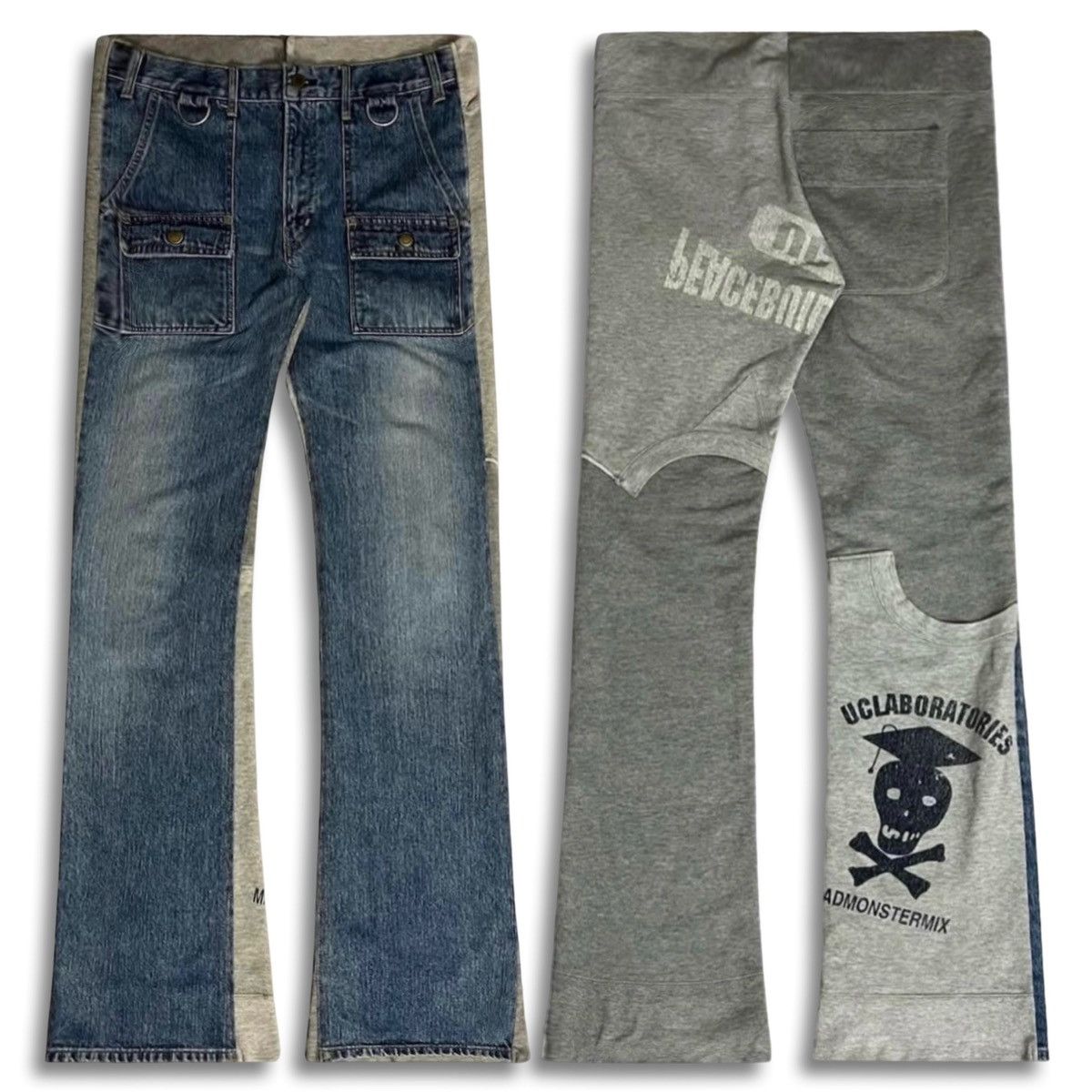 Fragment Design × Undercover AW03 Paper Doll Hybrid Pants Size US 31 - 1 Thumbnail