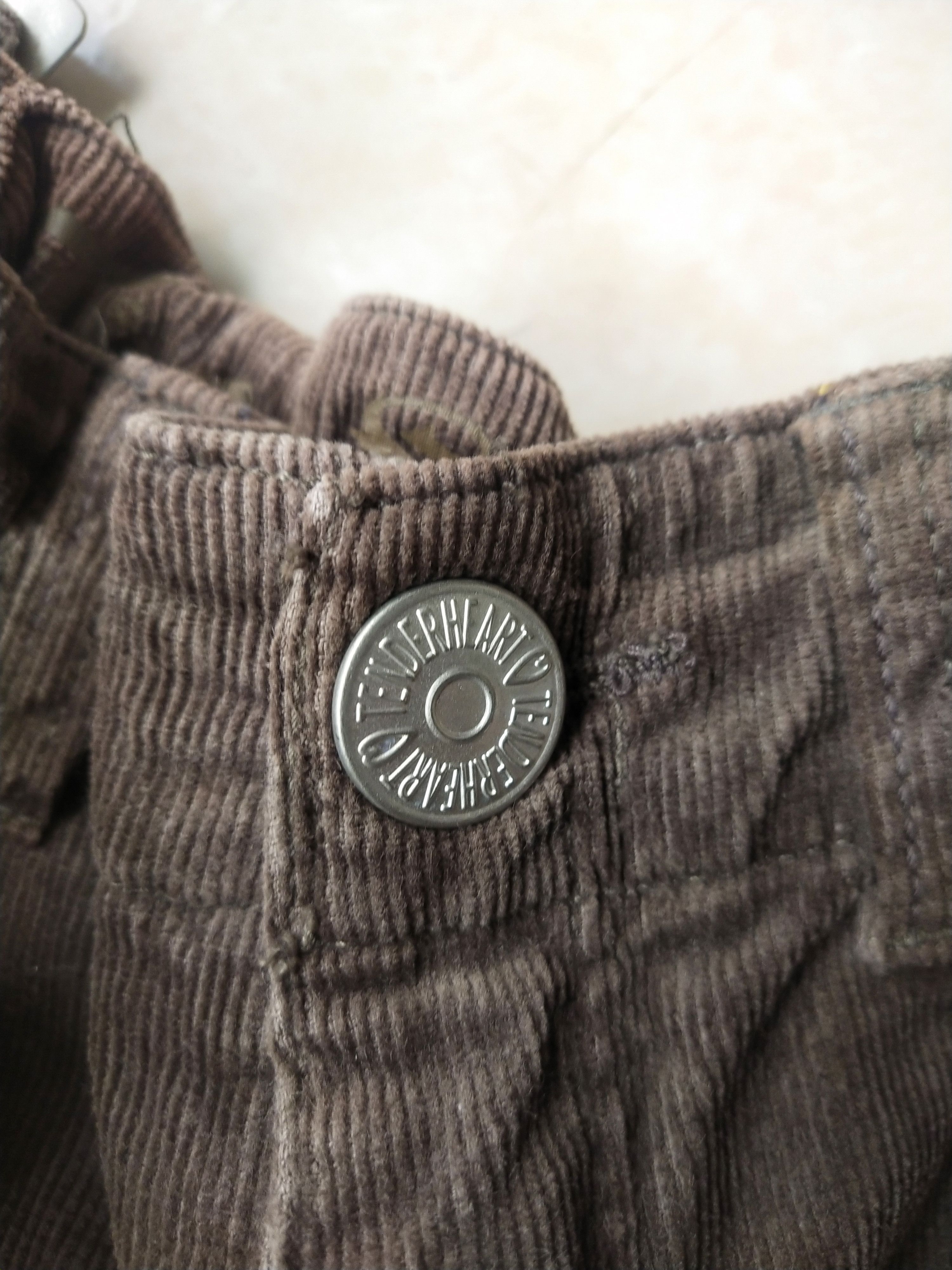 Hysteric Glamour Tender Heart Skirted Corduroy Flare Pants Y2K Half Sun Faded Size 26" / US 2 / IT 38 - 8 Thumbnail