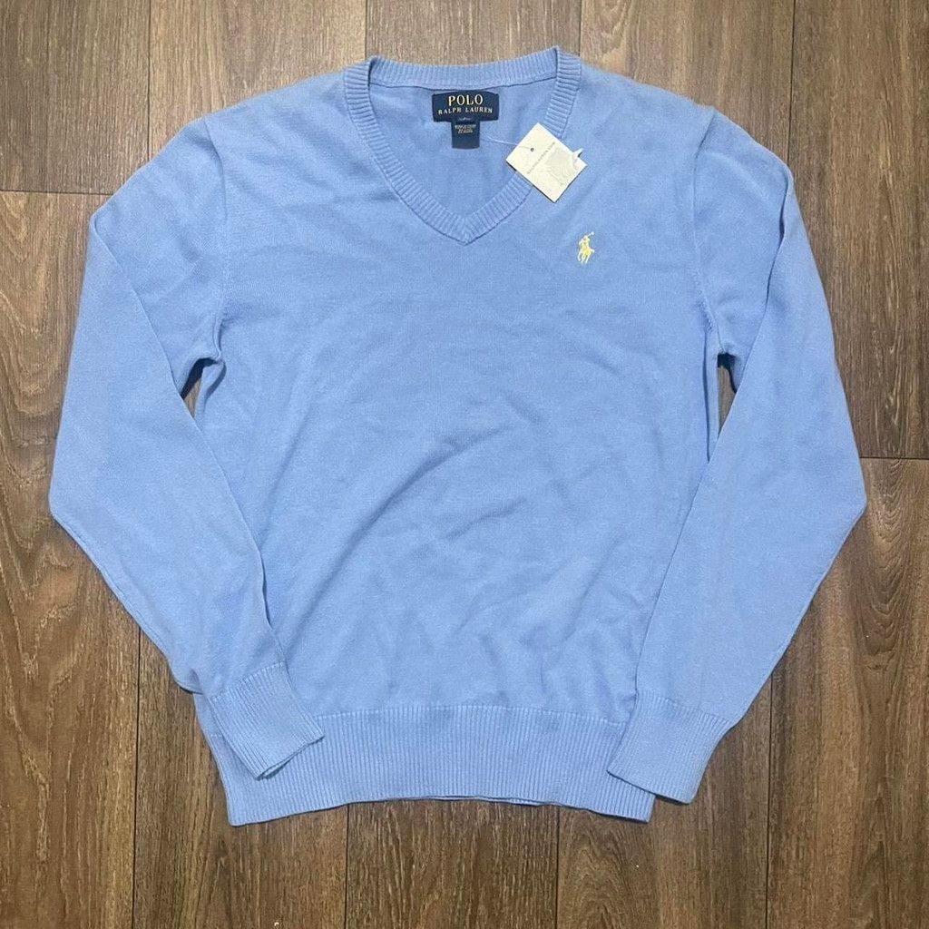 Polo Ralph Lauren Polo Ralph Lauren V-neck sweater w/tags size L in children Size XS / US 0-2 / IT 36-38 - 1 Thumbnail