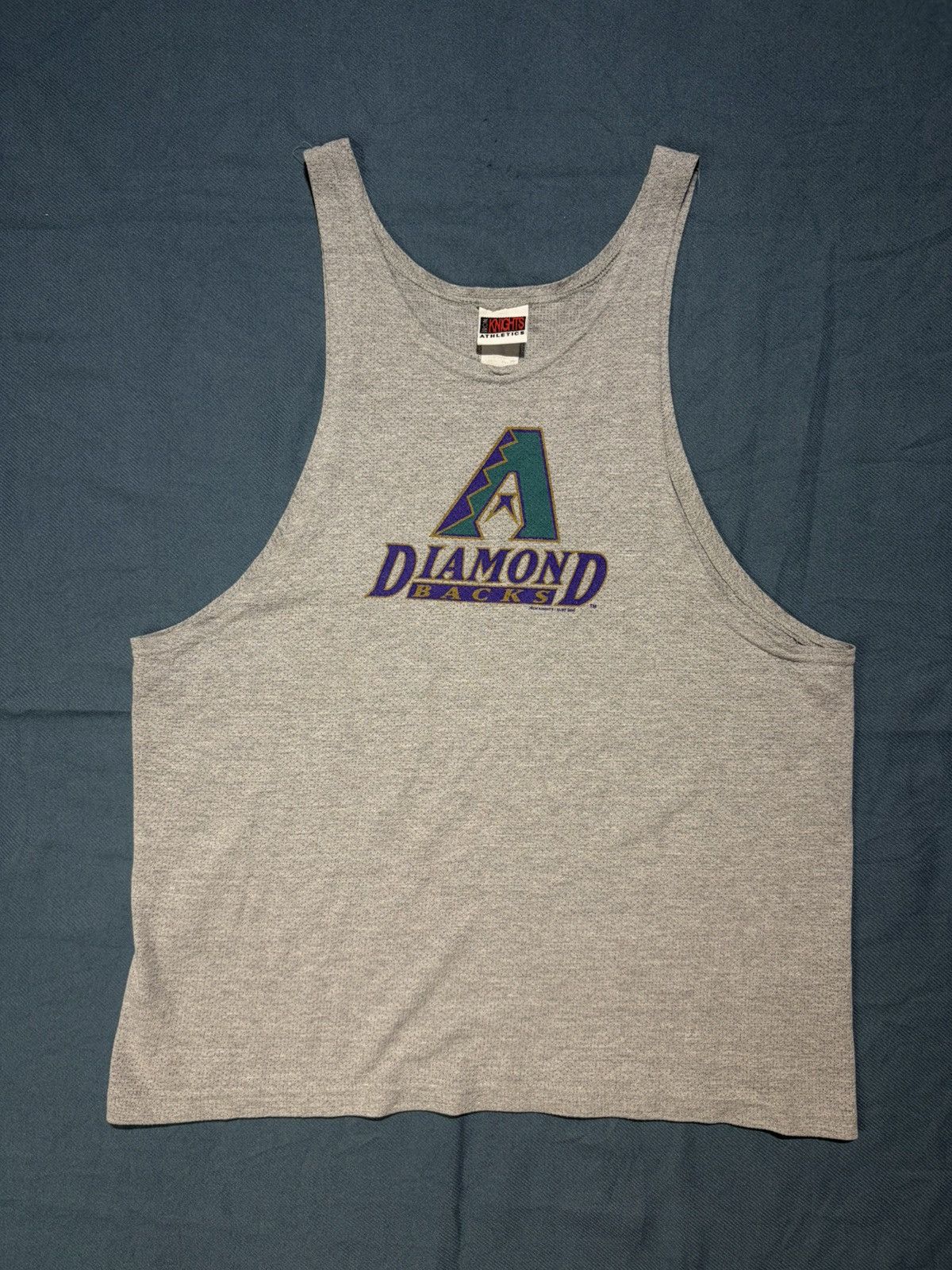 Vintage Rare Pro Edge VTG 2000s MLB Diamondbacks Gray Tank Size US L / EU 52-54 / 3 - 1 Thumbnail