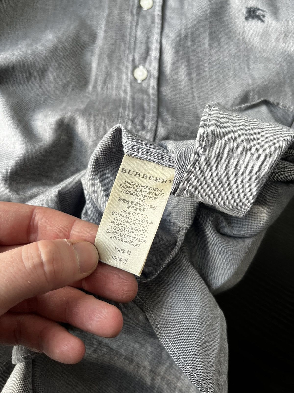 Burberry Burberry Brit shirt size M Size US M / EU 48-50 / 2 - 13 Thumbnail