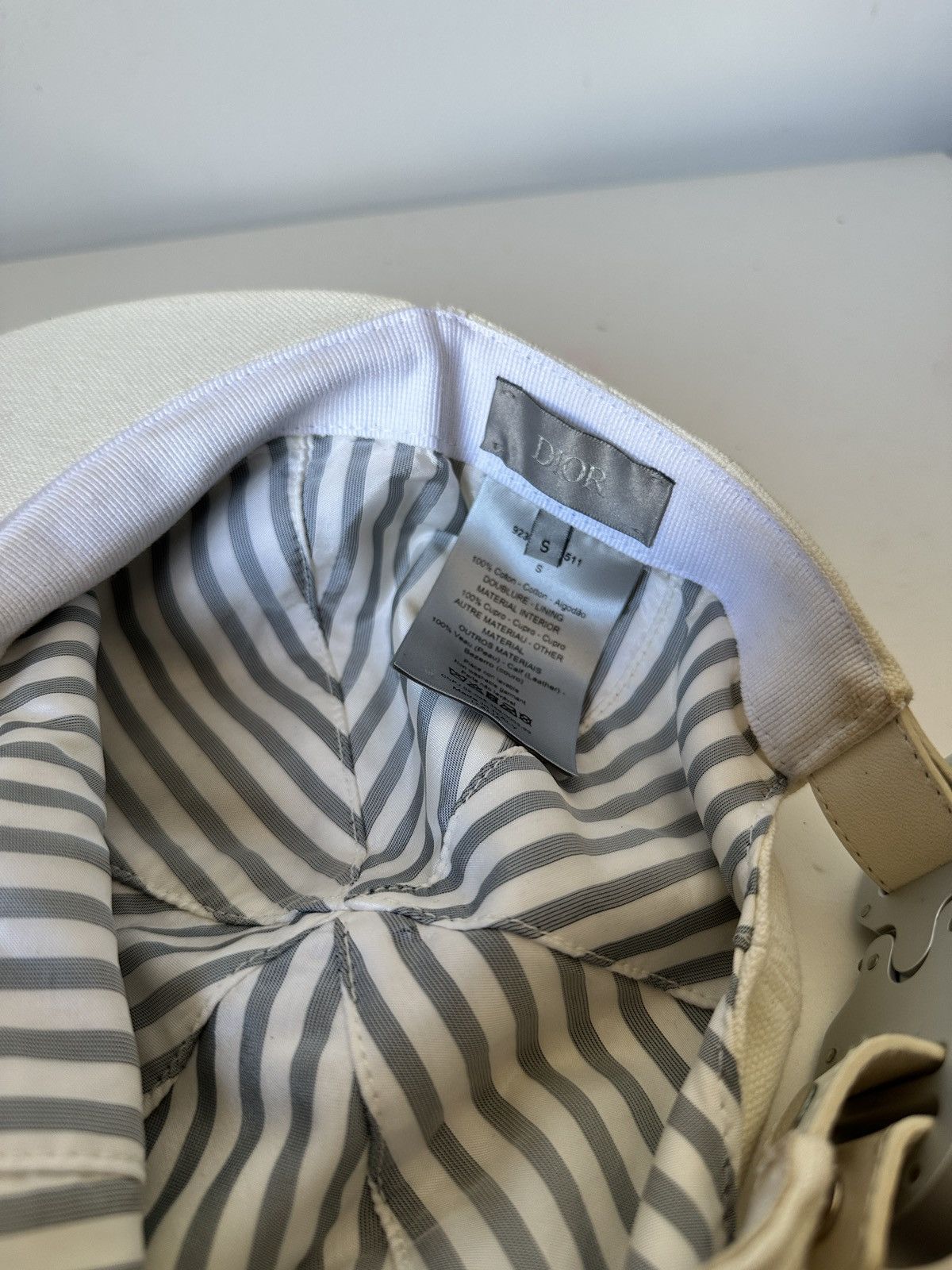 Dior × Kim Jones Christian dior saddle off white cap Size ONE SIZE - 10 Thumbnail