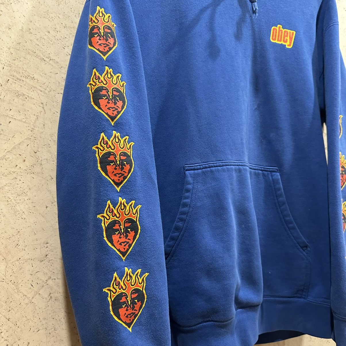 Obey Obey Blue Flame Hoodie Size US M / EU 48-50 / 2 - 4 Thumbnail