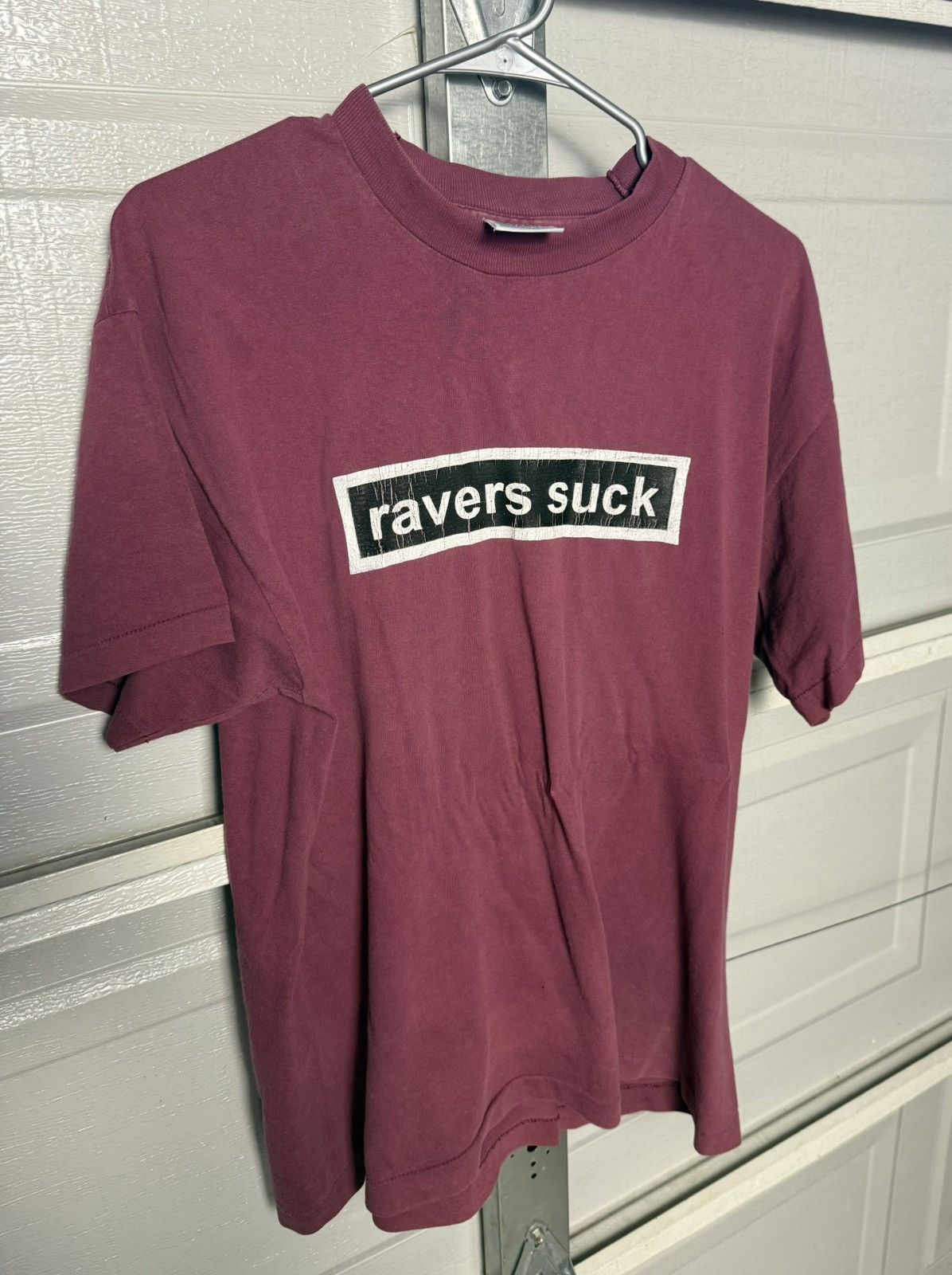 DC 1992 Droors Clothing Ravers Suck Tee Size US L / EU 52-54 / 3 - 1 Thumbnail