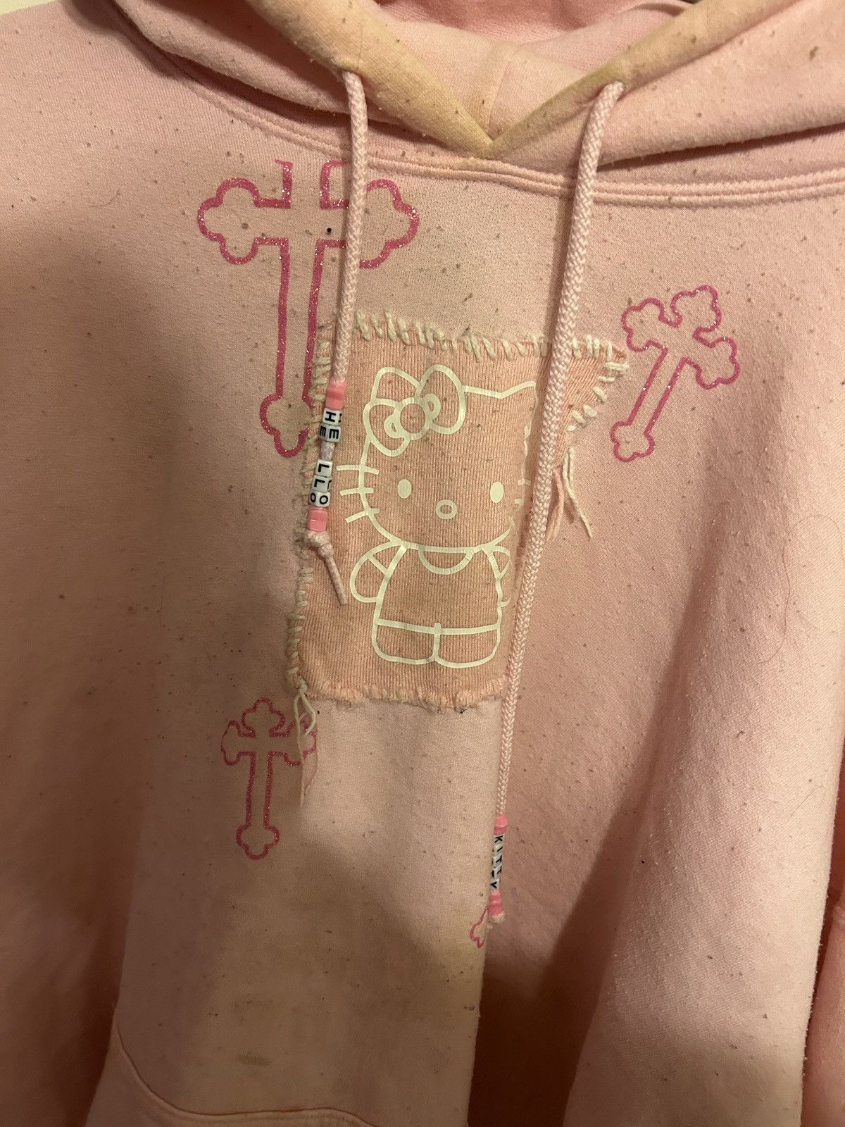 Other Oversized Hello kitty custom hoodie with kitty ears Size US XL / EU 56 / 4 - 5 Thumbnail