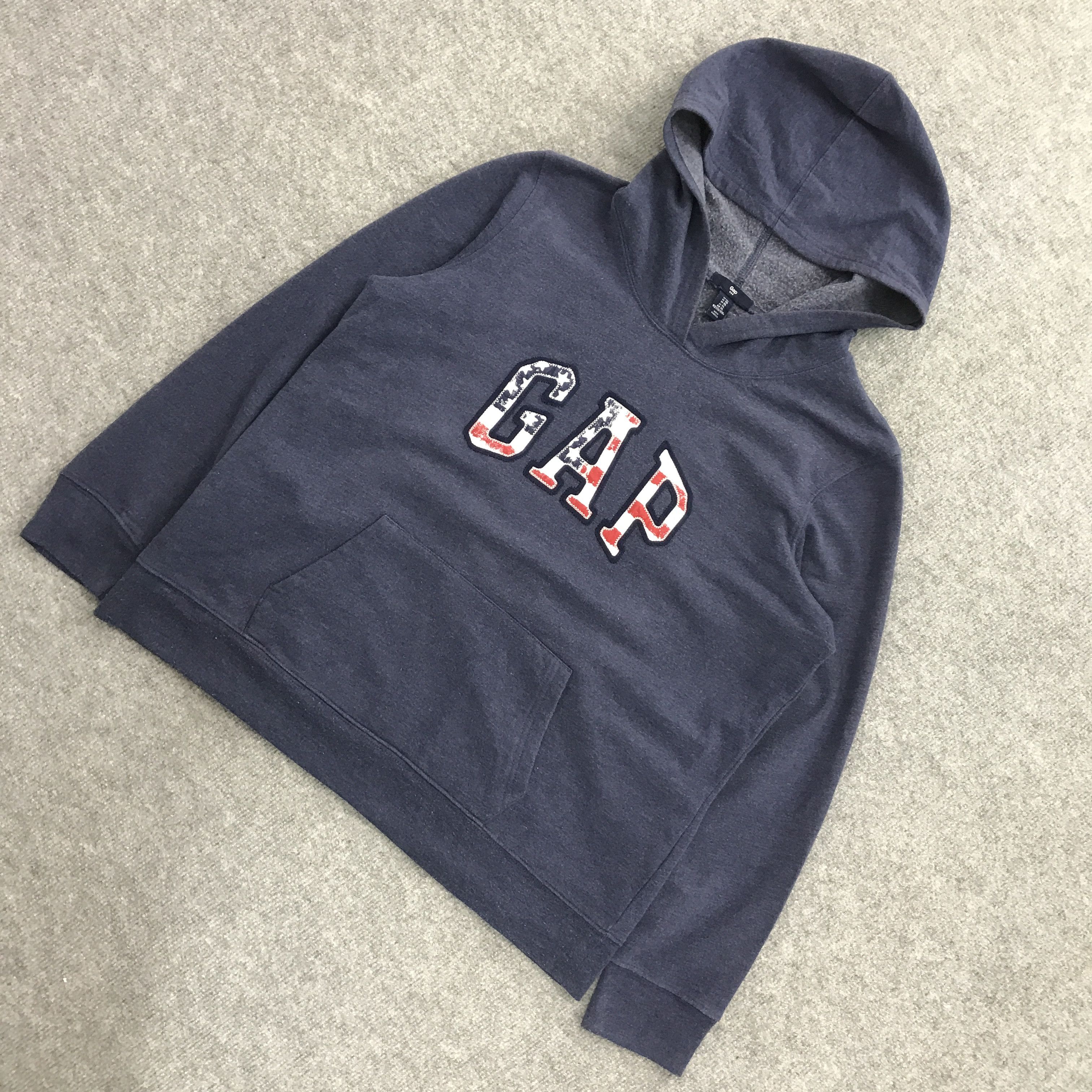 Gap × Japanese Brand GAP AMERICA LOGO HOODIES SWEATSHIRT Size US L / EU 52-54 / 3 - 4 Thumbnail