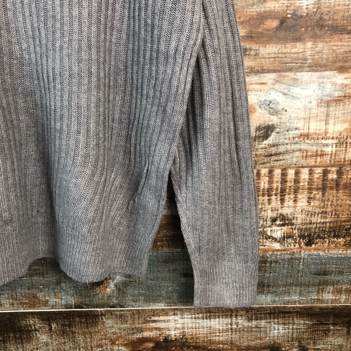 Homespun Knitwear × Japanese Brand Freude Grey Knitwear #A1792 Size US L / EU 52-54 / 3 - 8 Thumbnail