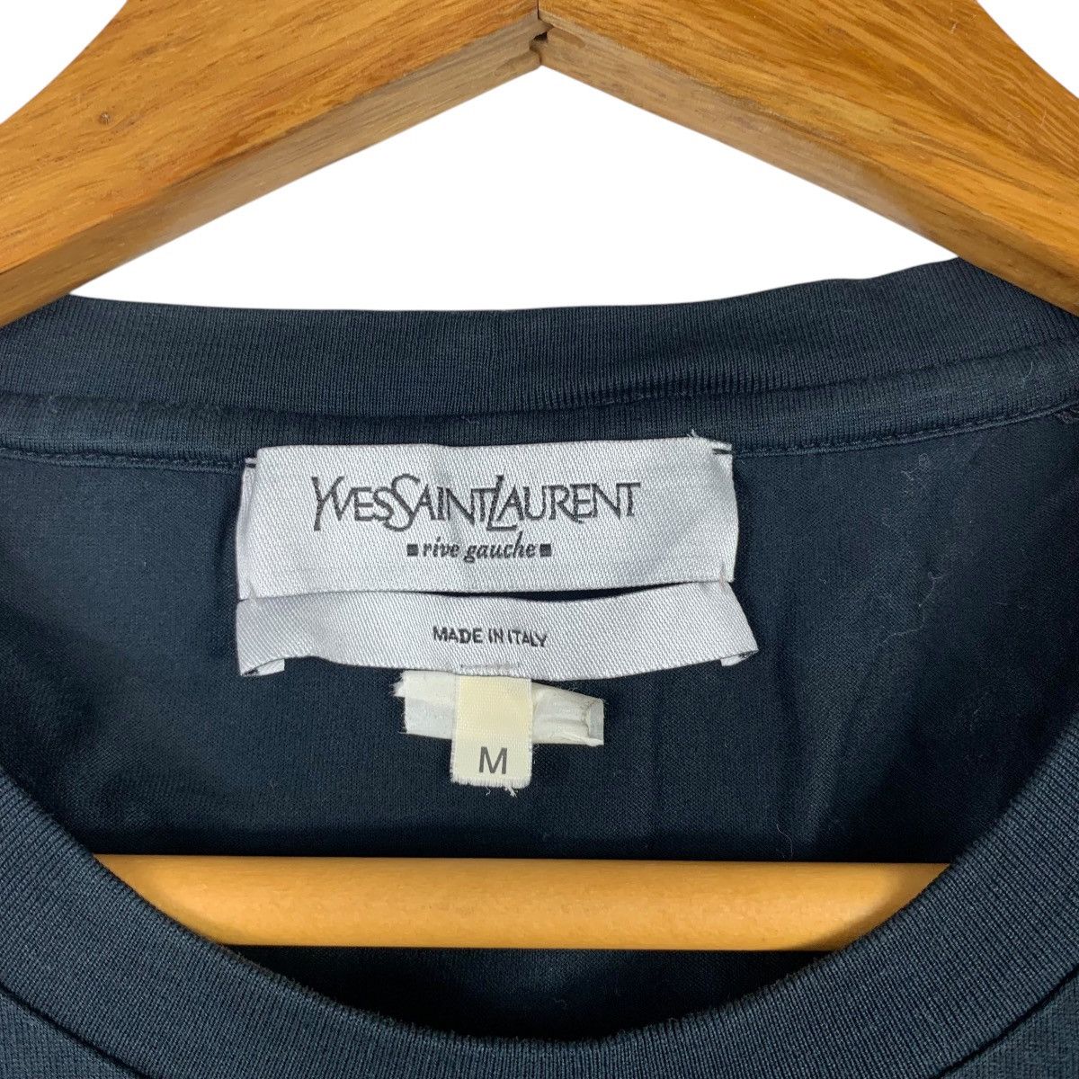 Yves Saint Laurent YvesSaintlaurent YSL Italian Designer Fashion Big T-Shirt Size M / US 6-8 / IT 42-44 - 4 Thumbnail