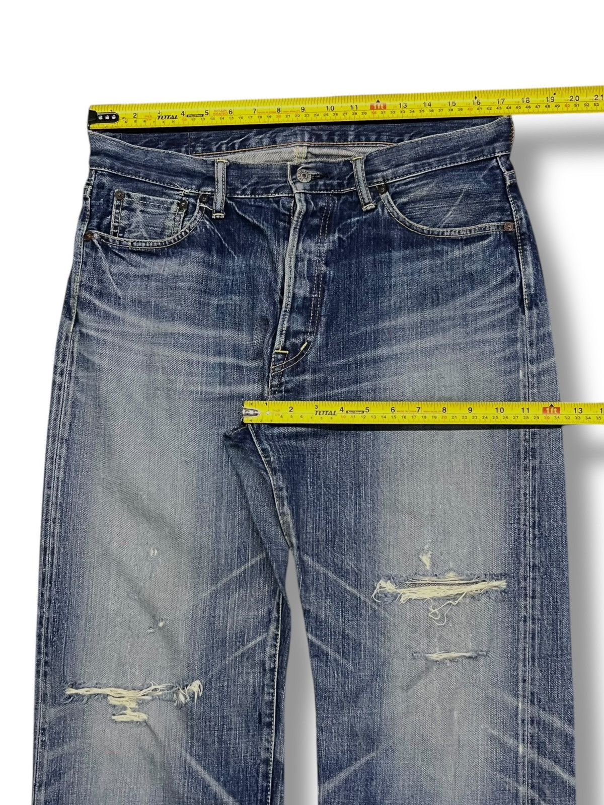 OMNIGOD Vintage 00s OMNIGOD JAPAN LOT 50009 Selvedge Japanese Denim Size US 34 / EU 50 - 20 Thumbnail