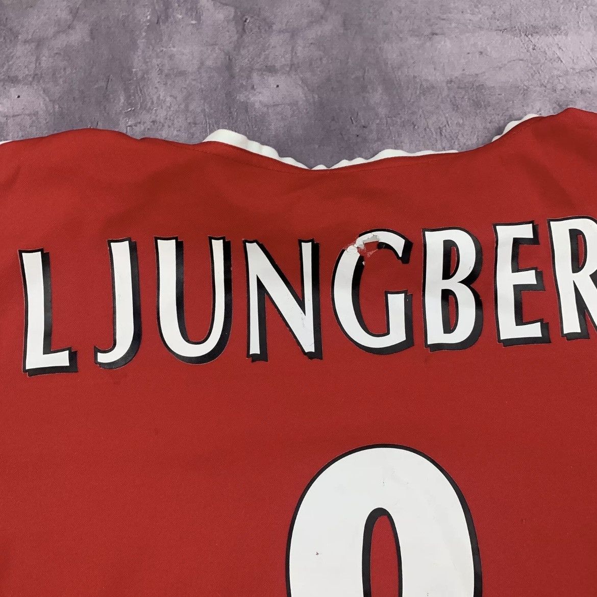 Nike Rare! Ljungberg Nike Arsenal Soccer Jersey Shirt 00s Size US XL / EU 56 / 4 - 10 Thumbnail