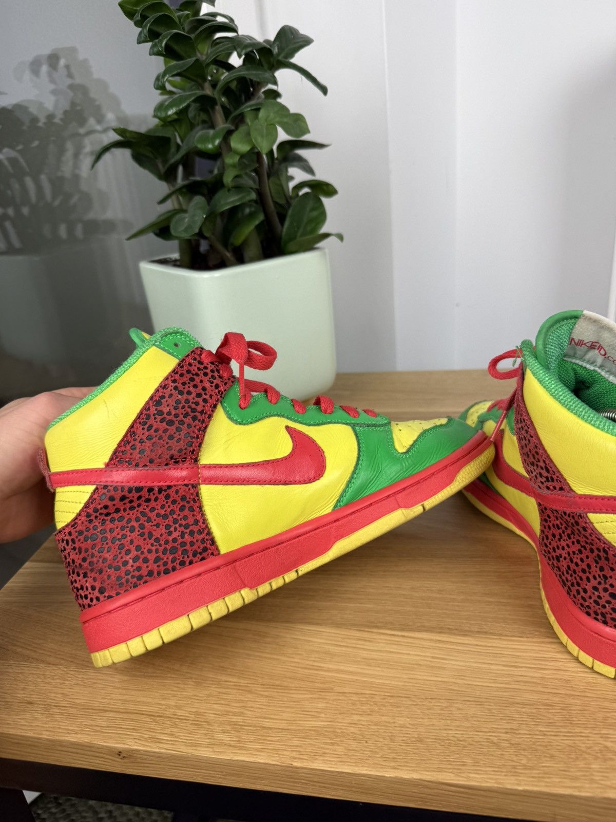 Nike Nike Dunk High Vintage y2k avant garde style shoes Size US 8 / IT 38 - 16 Thumbnail