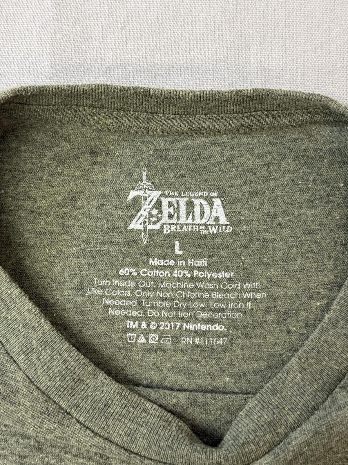 Nintendo The Legend of Zelda T-shirt Breath of the Wild Game Tee L Size US L / EU 52-54 / 3 - 3 Thumbnail