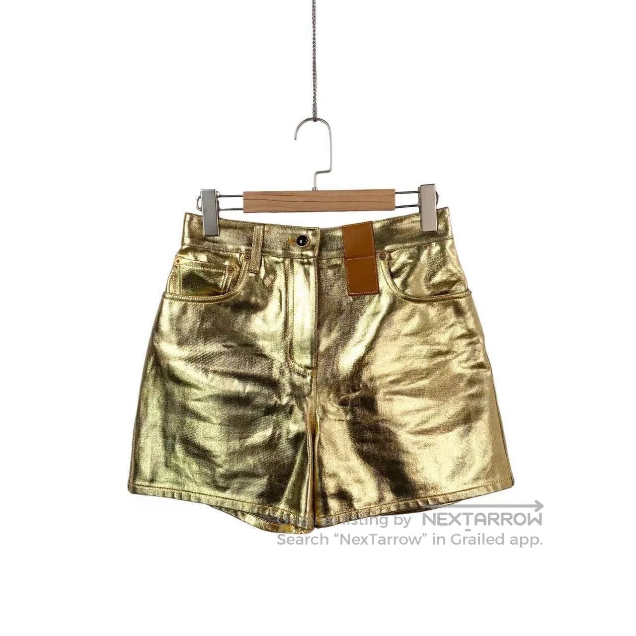 Louis Vuitton Louis Vuitton leather shorts| Size 24" / US 00 / IT 34 - 1 Thumbnail