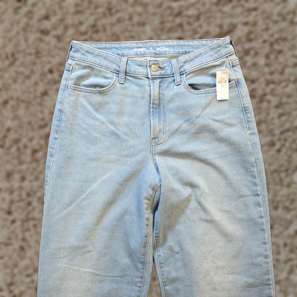Old Navy Old Navy Jeans Womens 10 Tall Blue Wow Loose High Rise Straight Baggy Capsule 90s Womens Jeans Straight Baggy Blue Tall 33in Inseam Size 32" / US 10 / IT 46 - 1 Thumbnail