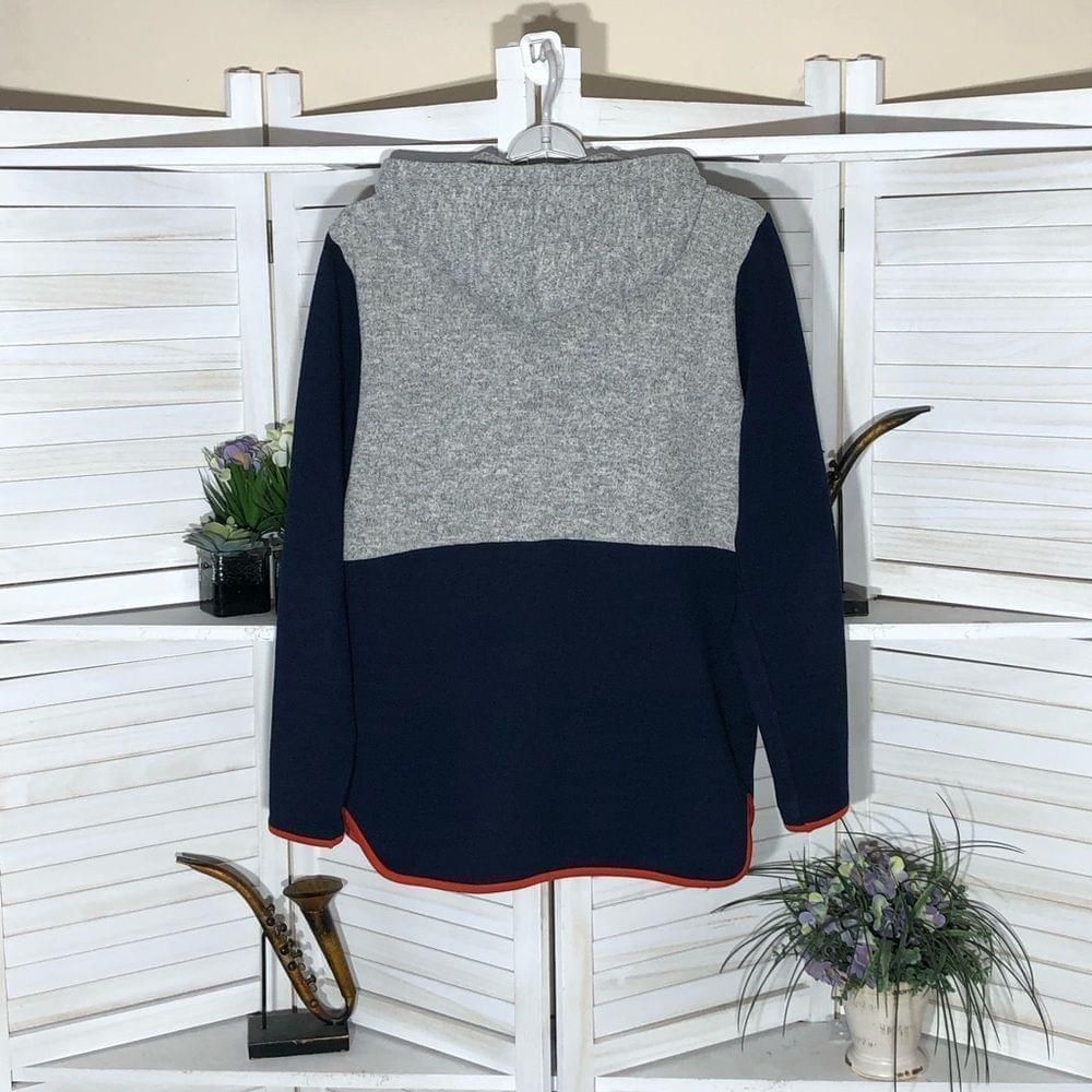 Bdg BDG gray blue hooded fleece zippered warm sweatshirt sz L Size US L / EU 52-54 / 3 - 2 Thumbnail
