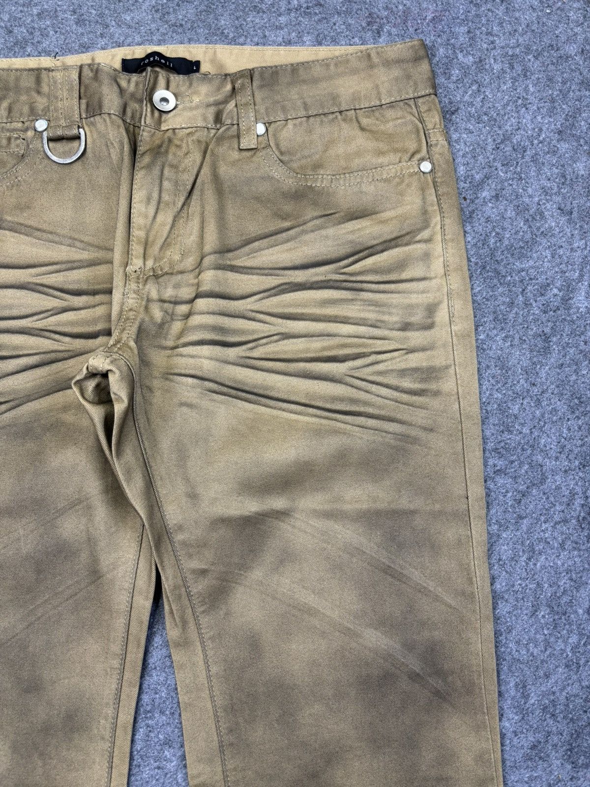 Japanese Brand 💥Super Flare💥 roshell Japan Crazy Fades Pant F953 Size US 32 / EU 48 - 3 Thumbnail