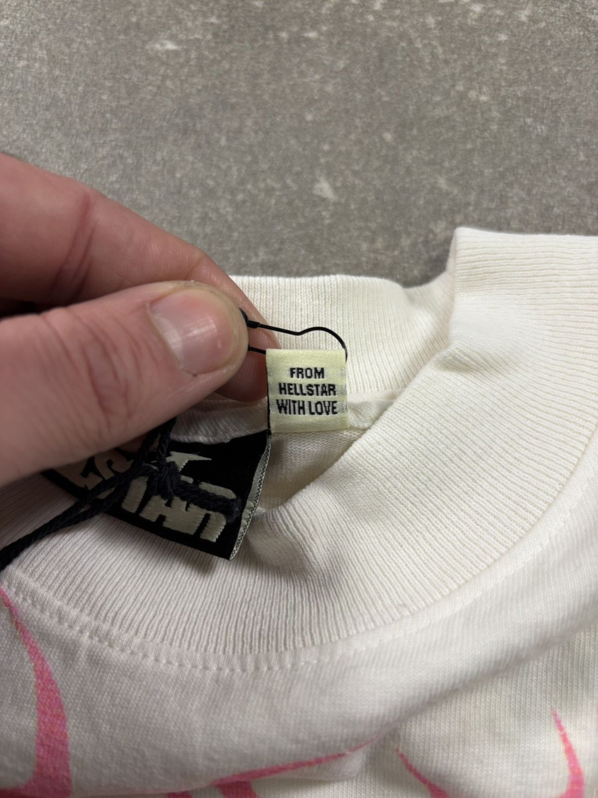 HELLSTAR Hellstar Like Us, Beat Us T-Shirt, White Size US L / EU 52-54 / 3 - 6 Thumbnail
