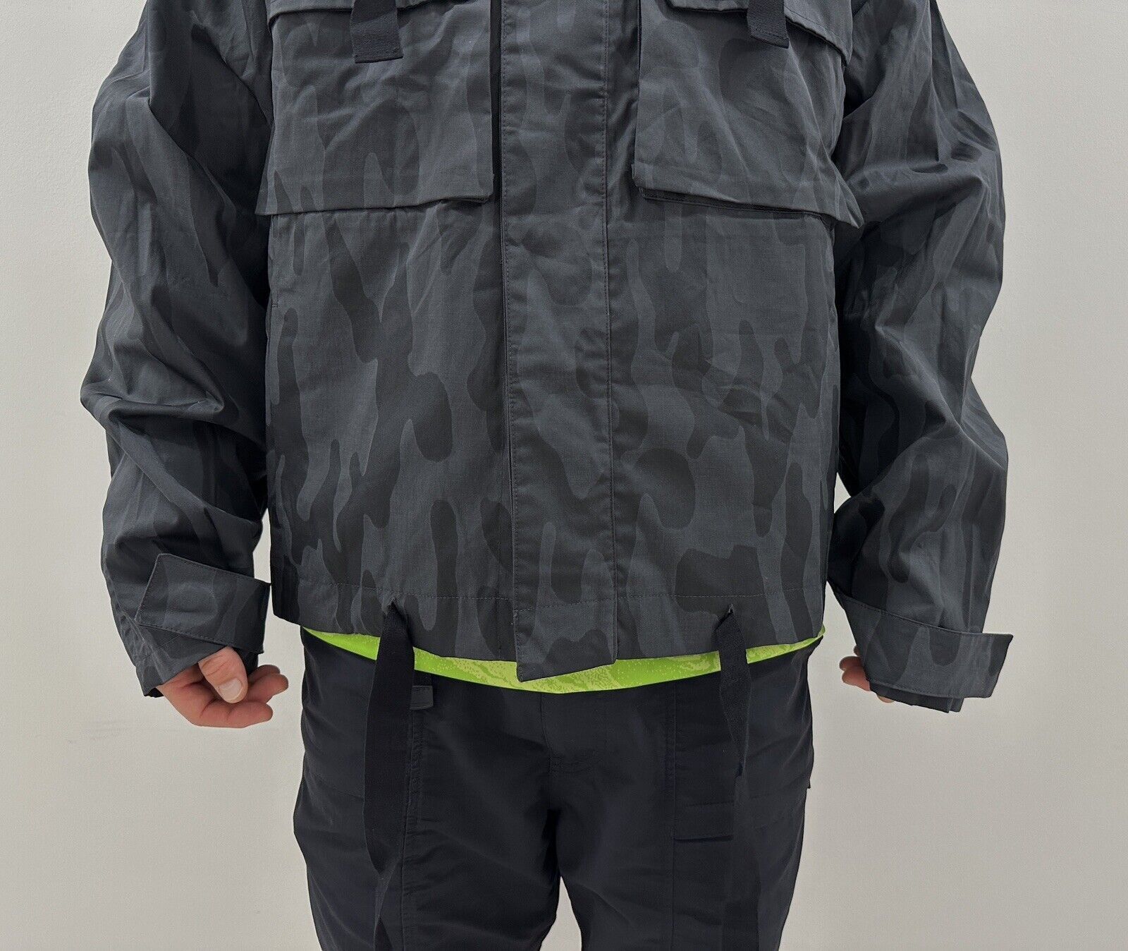 Our Legacy Our Legacy Cropped Artilery Parka Brushed Cammo Men Jacket Size US L / EU 52-54 / 3 - 3 Thumbnail