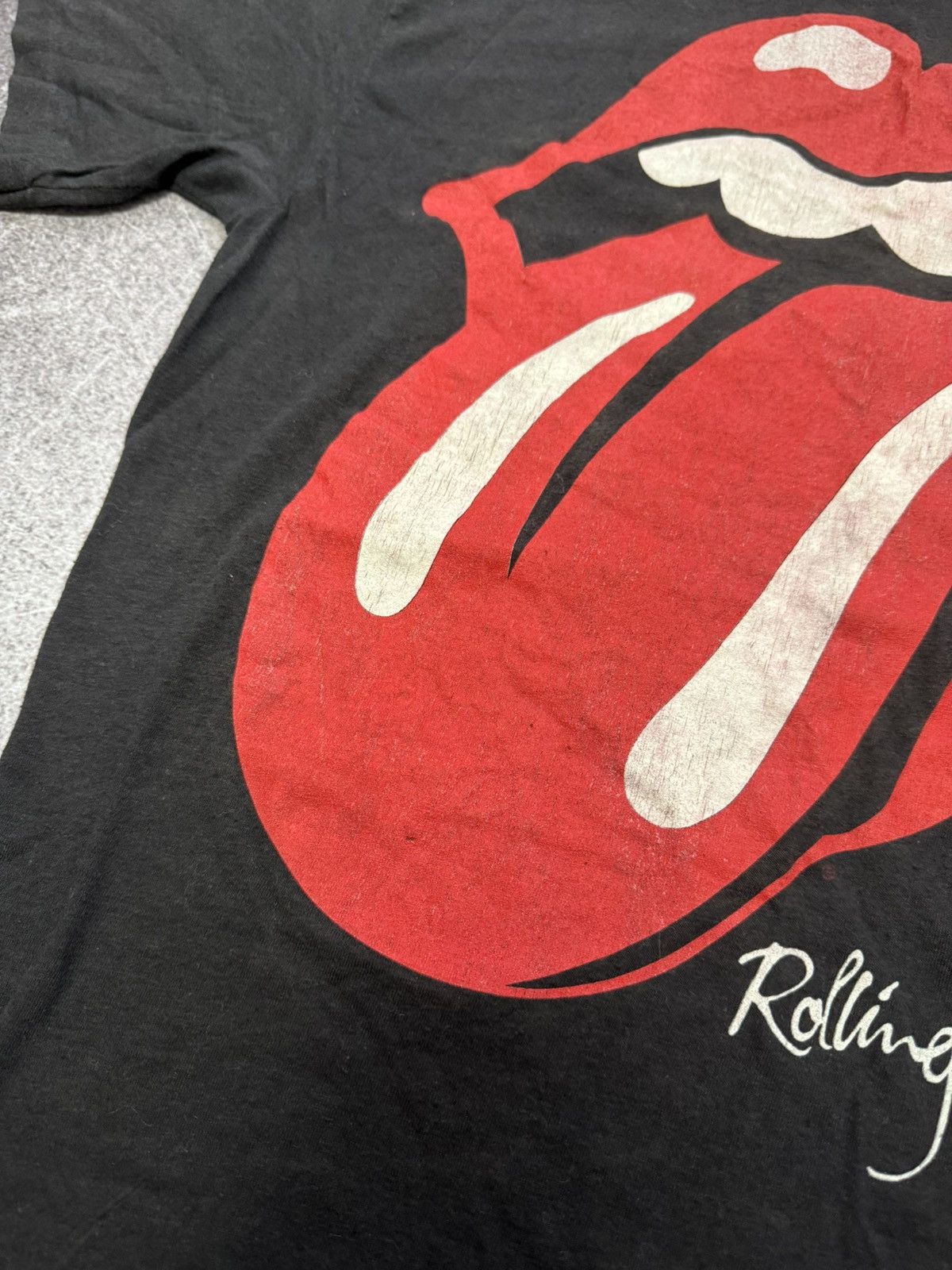 Band Tees Rolling Stones 1989 Steel Wheels Tour Concert T Shirt 50/50 Size US XL / EU 56 / 4 - 7 Thumbnail