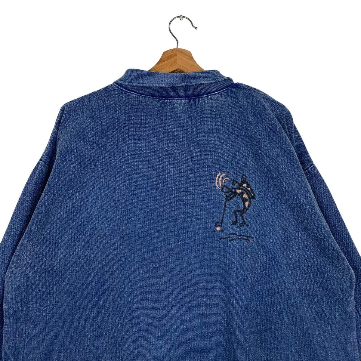 Vintage 4 FUN Golfer Graphic Polo Sweater Jumper #0511-C23 Size US L / EU 52-54 / 3 - 8 Thumbnail