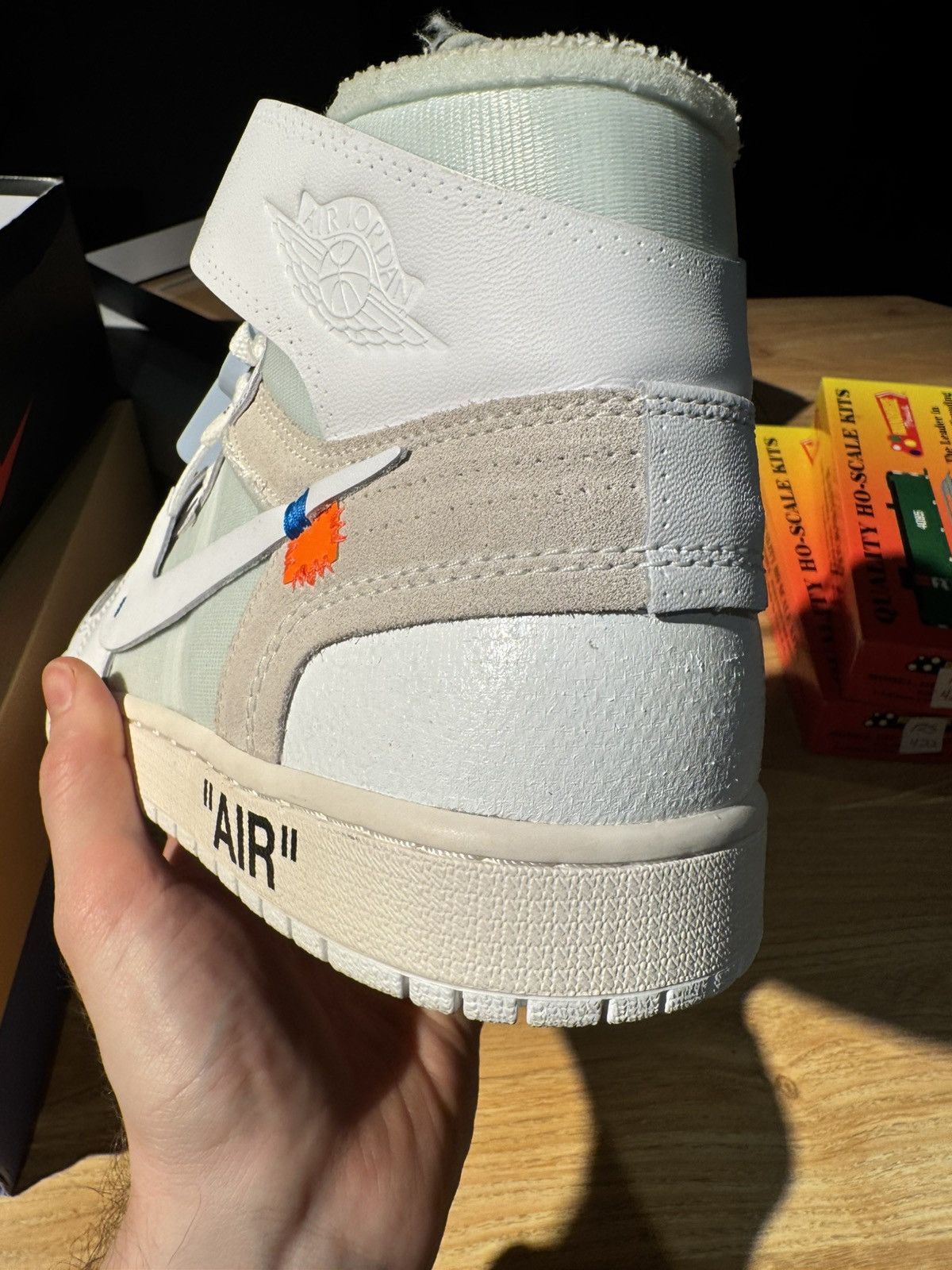 Nike × Off-White × Virgil Abloh Off White x Air Jordan 1 Retro High OG Euro Chicago Virgil Size US 10 / EU 43 - 5 Thumbnail