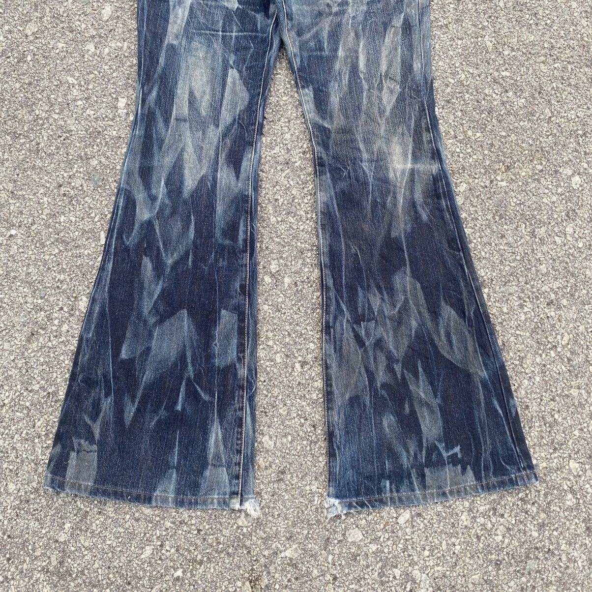 Tornado Mart Rare SAMPLE Tornado Mart Flare Diamond Cut Acid Wash Size US 33 - 3 Thumbnail