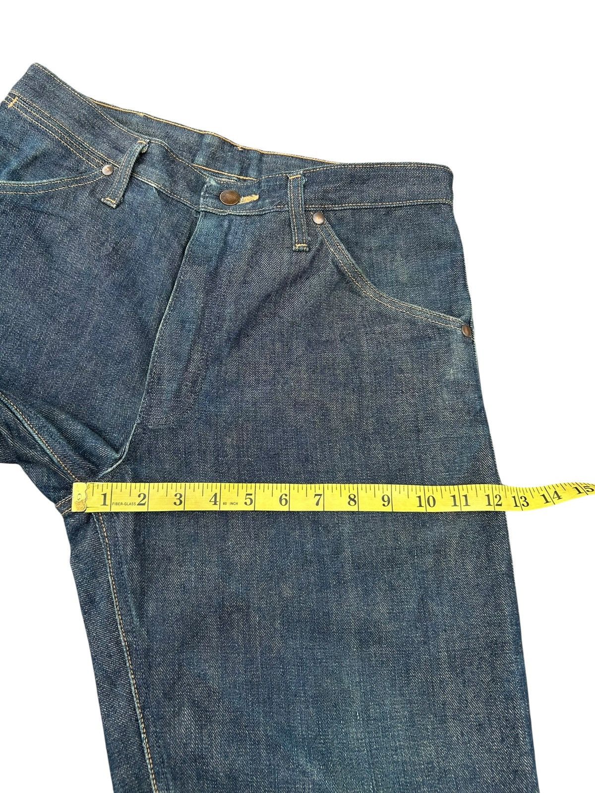 Kapital VINTAGE WRANGLER BLUE BELL SELVEDGE BAGGY SHORT DENIM JEANS Size US 32 / EU 48 - 13 Thumbnail