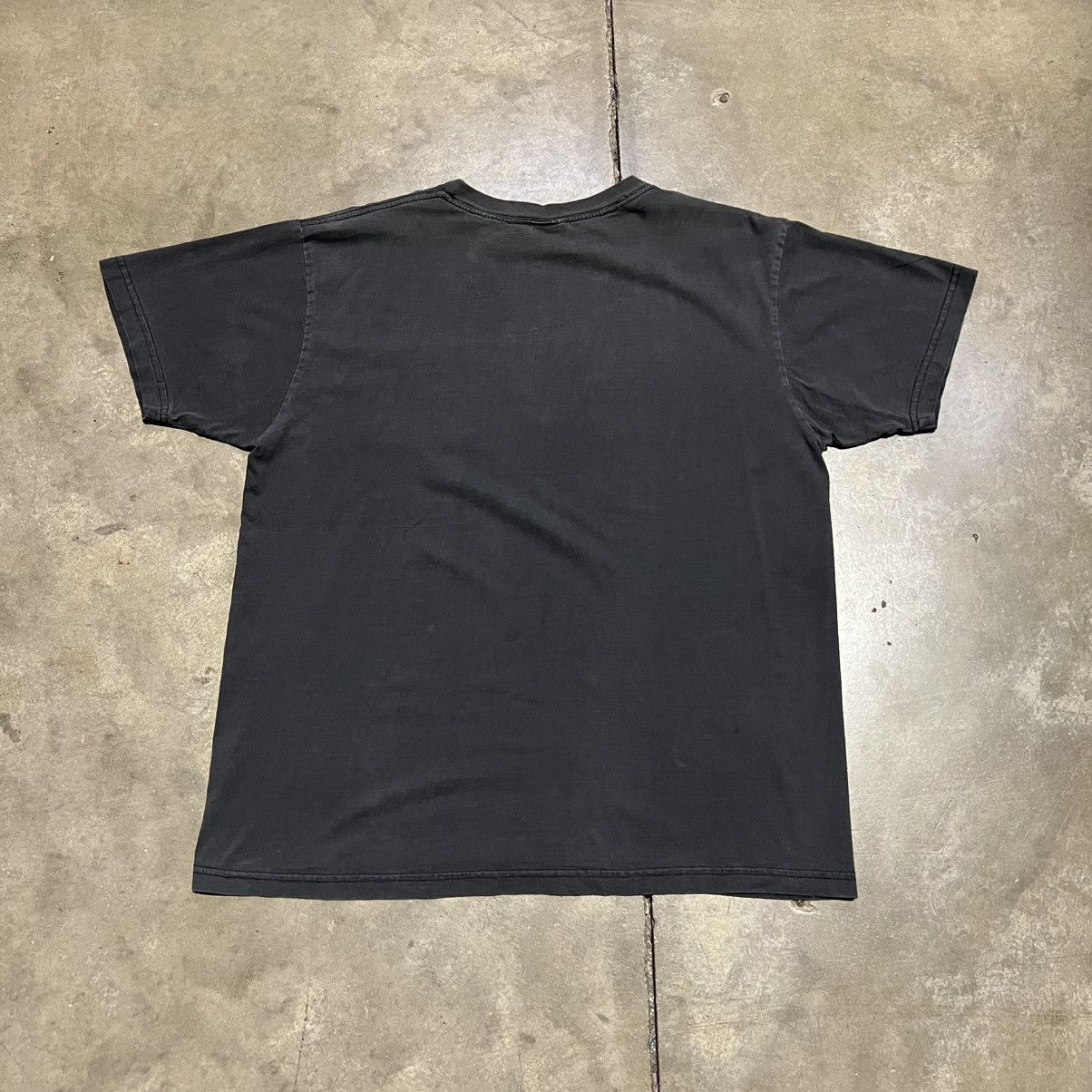 Vintage Vintage Faded Black Pocket Tee Washed Grunge Punk Skater 90s Size US XL / EU 56 / 4 - 6 Thumbnail