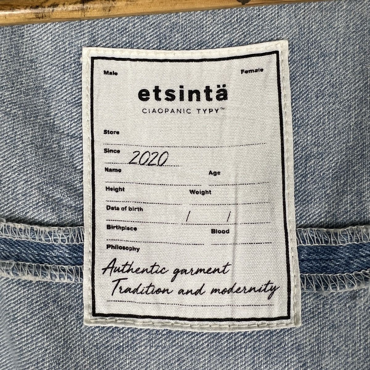 Ciaopanic Etsinta by Ciaopanic Denim Patchwork Jacket Size US L / EU 52-54 / 3 - 12 Thumbnail