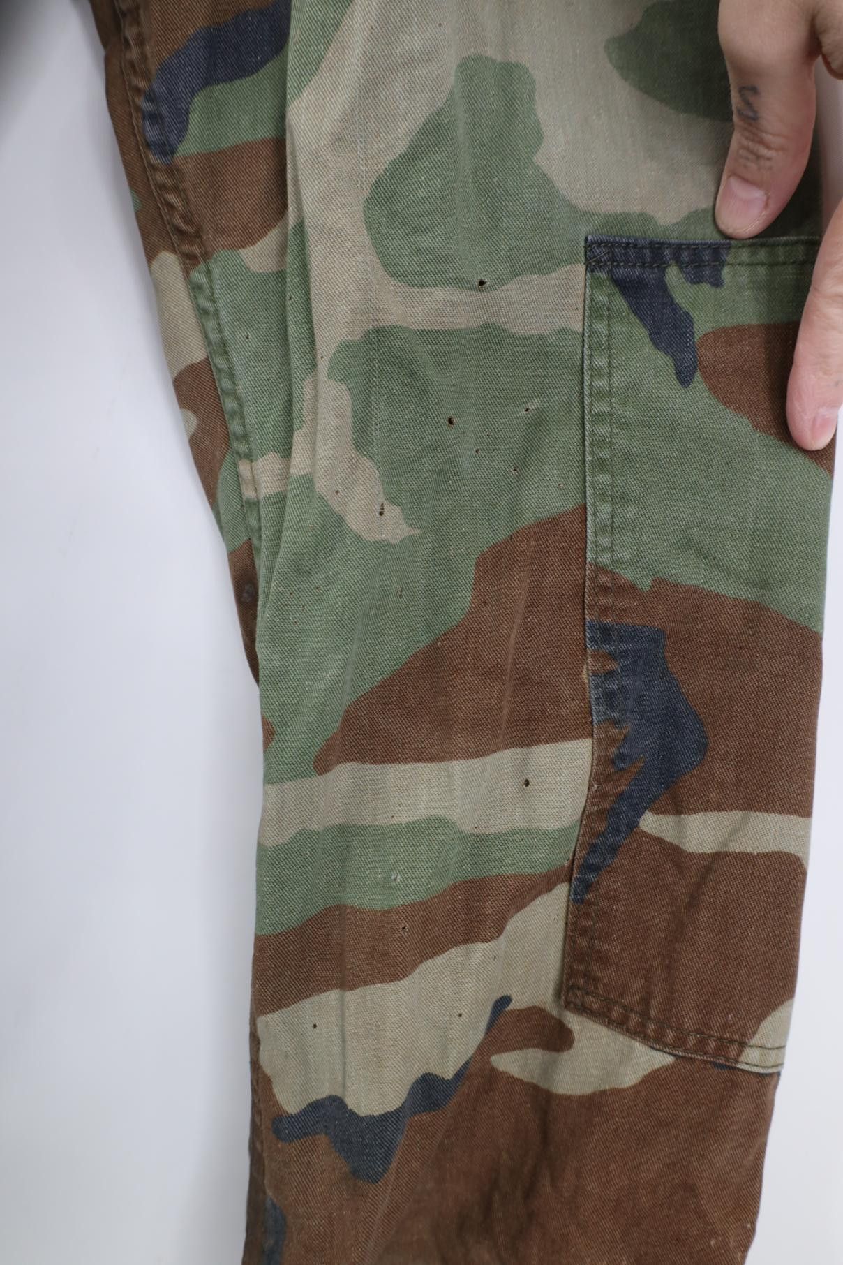Vintage Vintage 80s USGI Long Woodland Camouflage Combat Coat Jacket Size US M / EU 48-50 / 2 - 17 Thumbnail