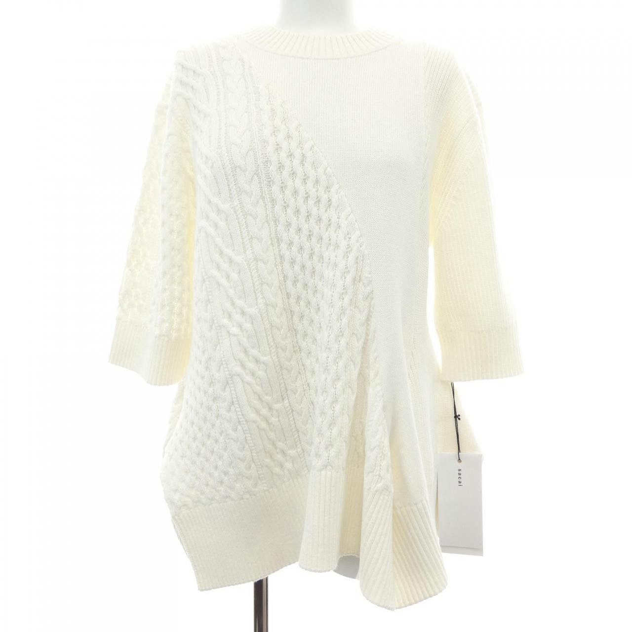 Sacai Sacai Sacai Knitwear Textile Tops 25-08018 DUTY FREE for USA Size ONE SIZE - 1 Thumbnail