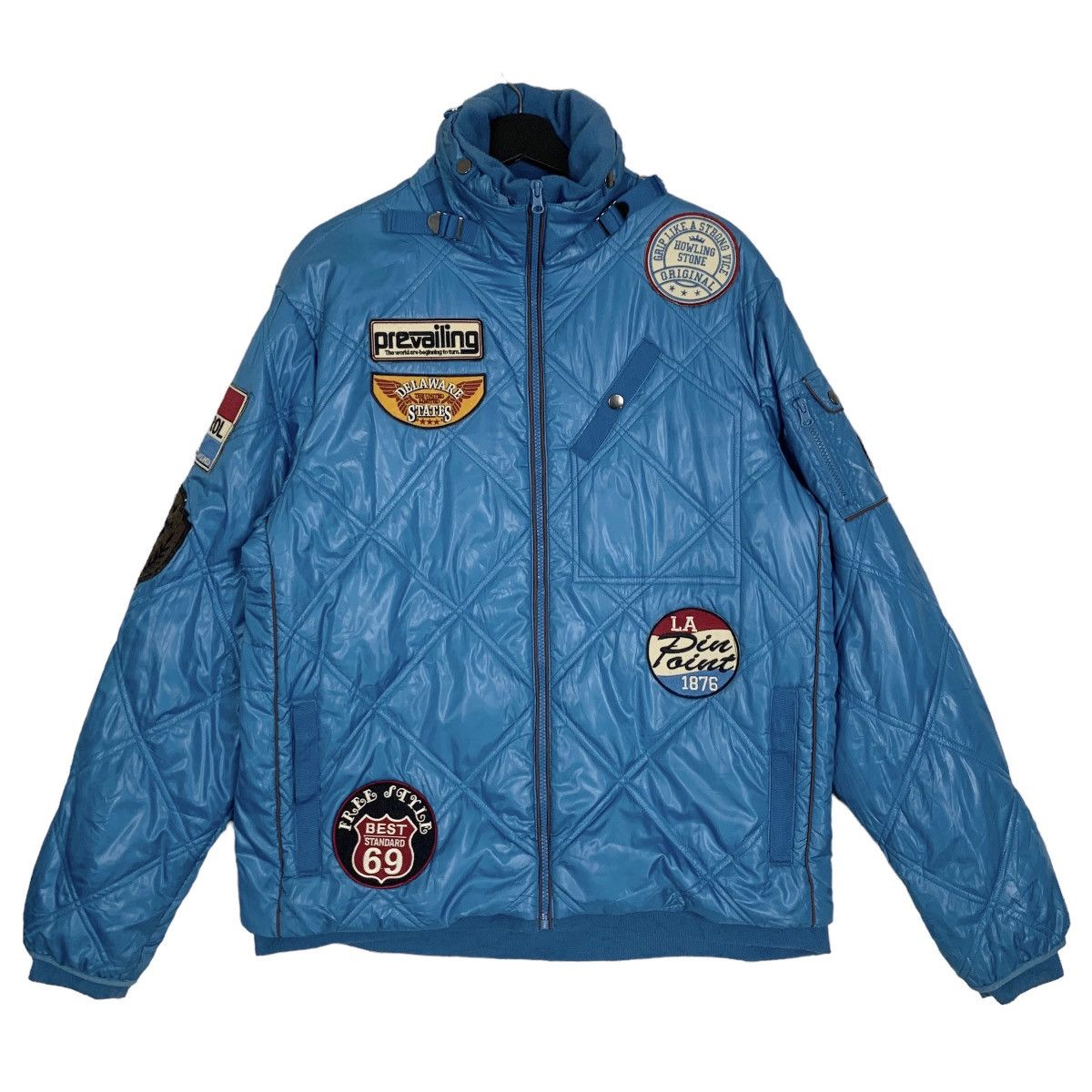 Vintage Vintage Clone Devgru Annivers Chiefs Camp Quilted Jacket Size US L / EU 52-54 / 3 - 1 Thumbnail