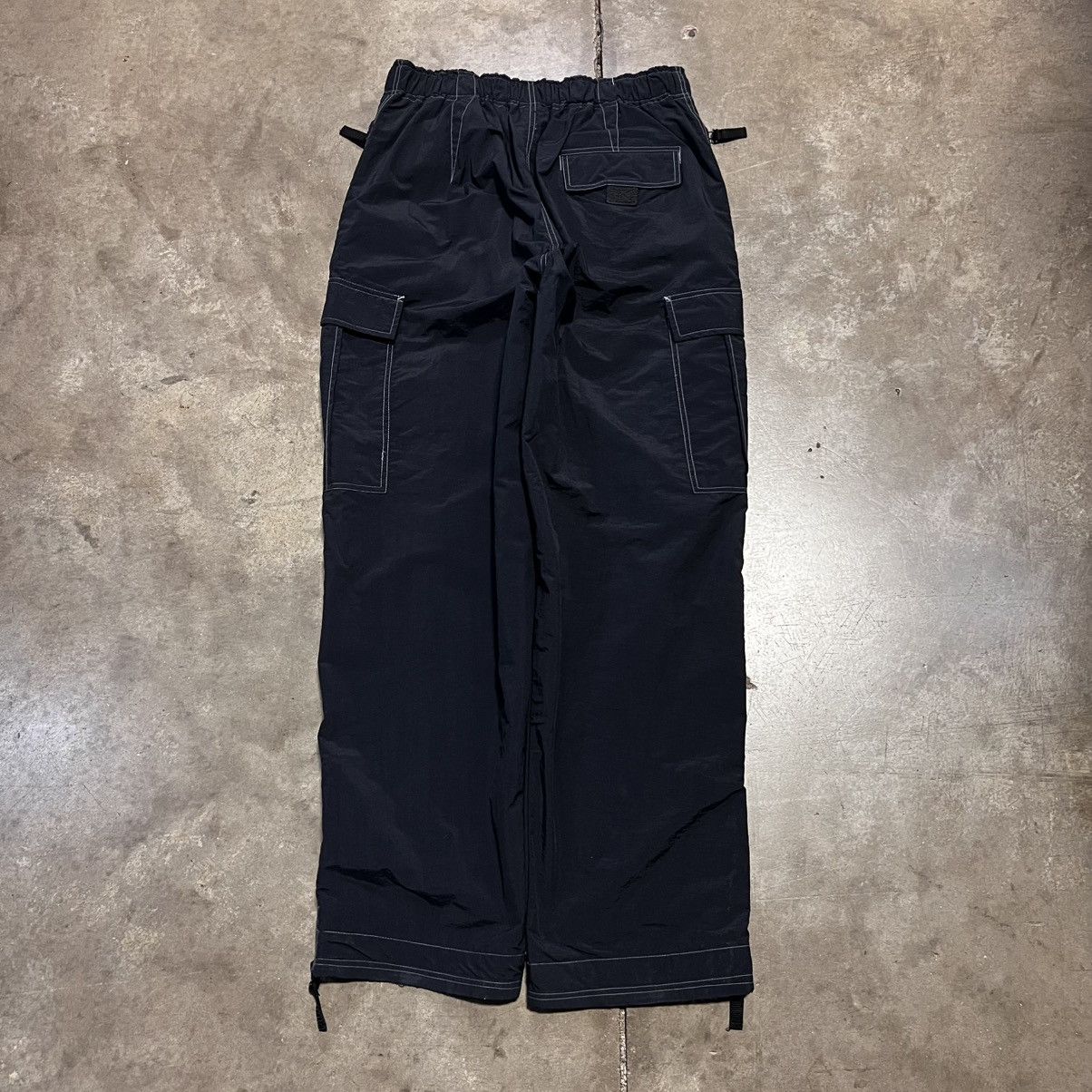 Vintage Vintage Y2K Mudd Nylon Cargo Pants Flare Cyber Grunge Tripp Size 30" / US 8 / IT 44 - 7 Thumbnail