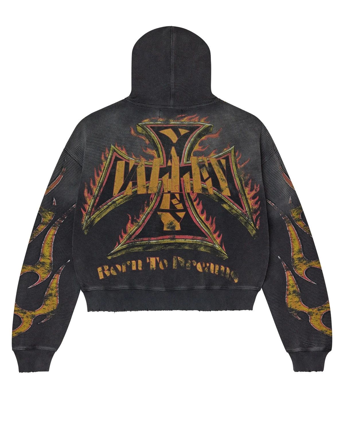 Vale Vale Forever Black Reborn Waffle Zip Up Valley Dreams Size US L / EU 52-54 / 3 - 3 Thumbnail