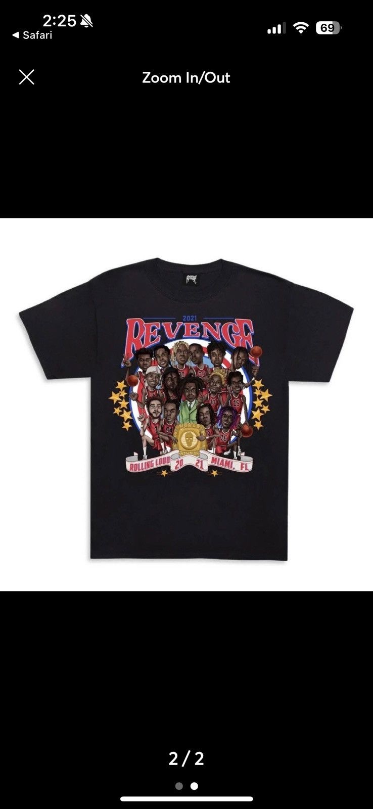 Revenge Revenge x Rolling Loud Miami T-shirt Size US XL / EU 56 / 4 - 3 Thumbnail