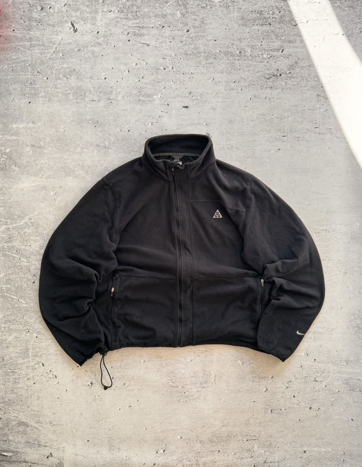 Nike × Nike ACG × Vintage NIKE ACG TEDDY FLEECE VINTAGE BASIC LOGO OVERSIZE ZIP HOODIE Size US XL / EU 56 / 4 - 2 Thumbnail