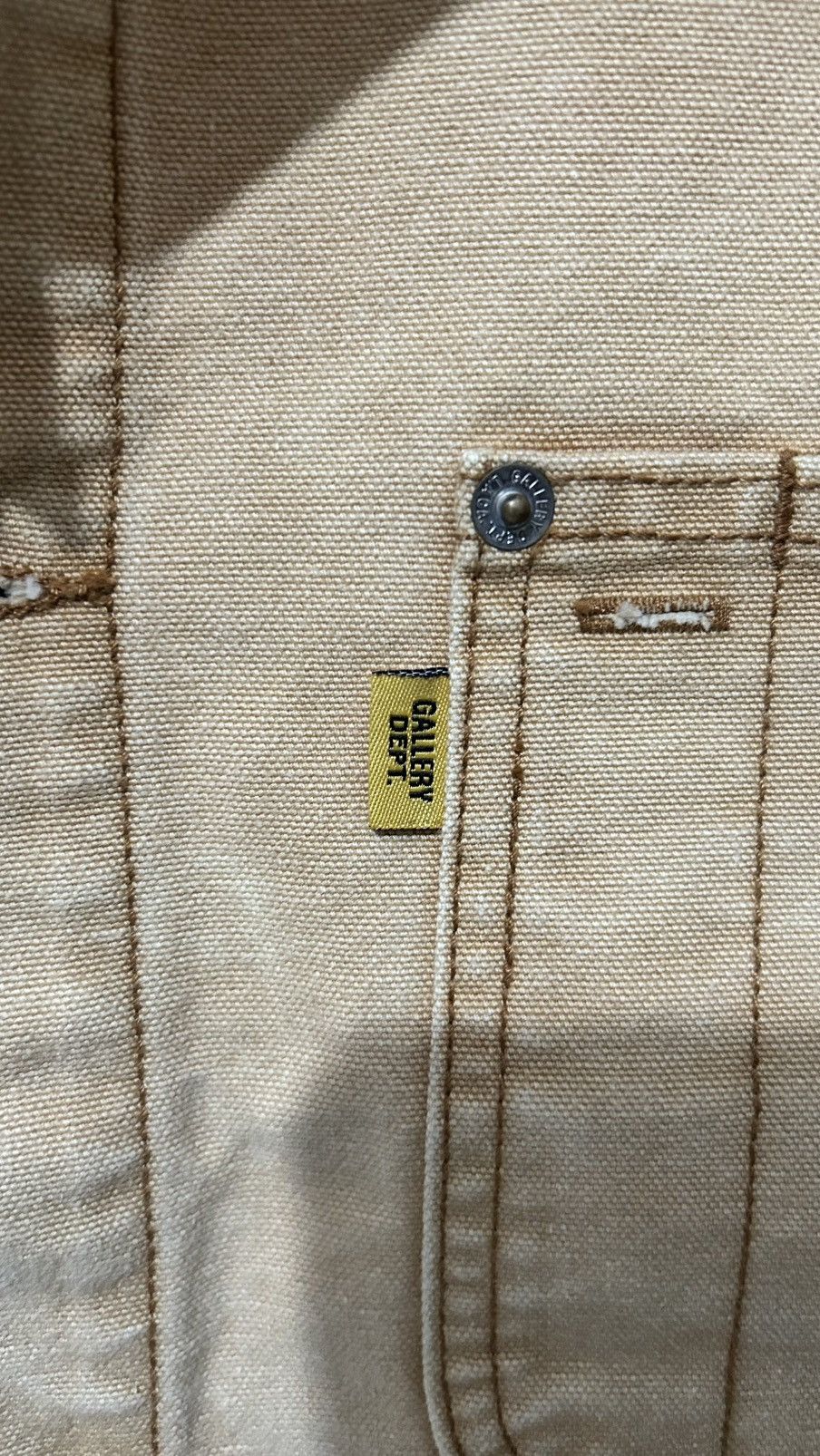 Gallery Dept. Gallery Dept Logan Vest Jacket Medium Tan Brown Size US M / EU 48-50 / 2 - 4 Thumbnail