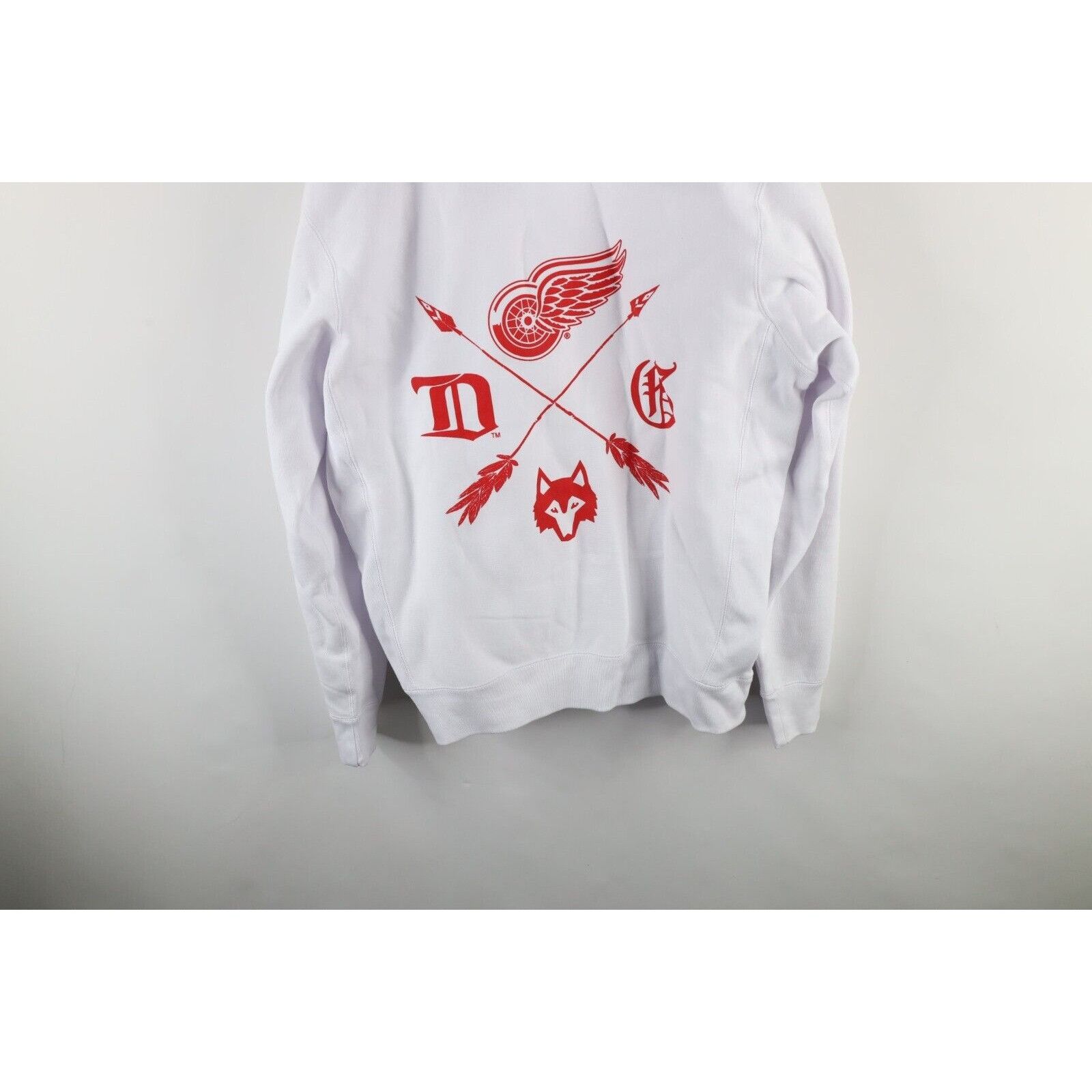 Vintage New Greyson x Detroit Red Wings Hockey Larkin Hoodie Size US M / EU 48-50 / 2 - 12 Thumbnail