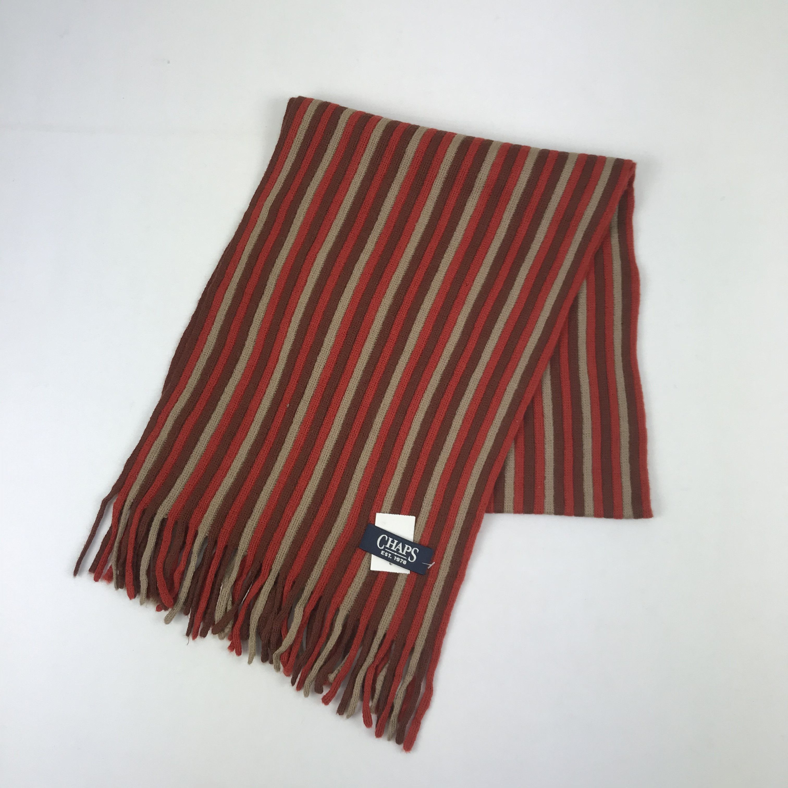Chaps Vintage Chaps Scarf Muffler Wool Cashmere Scarves Size ONE SIZE - 3 Thumbnail