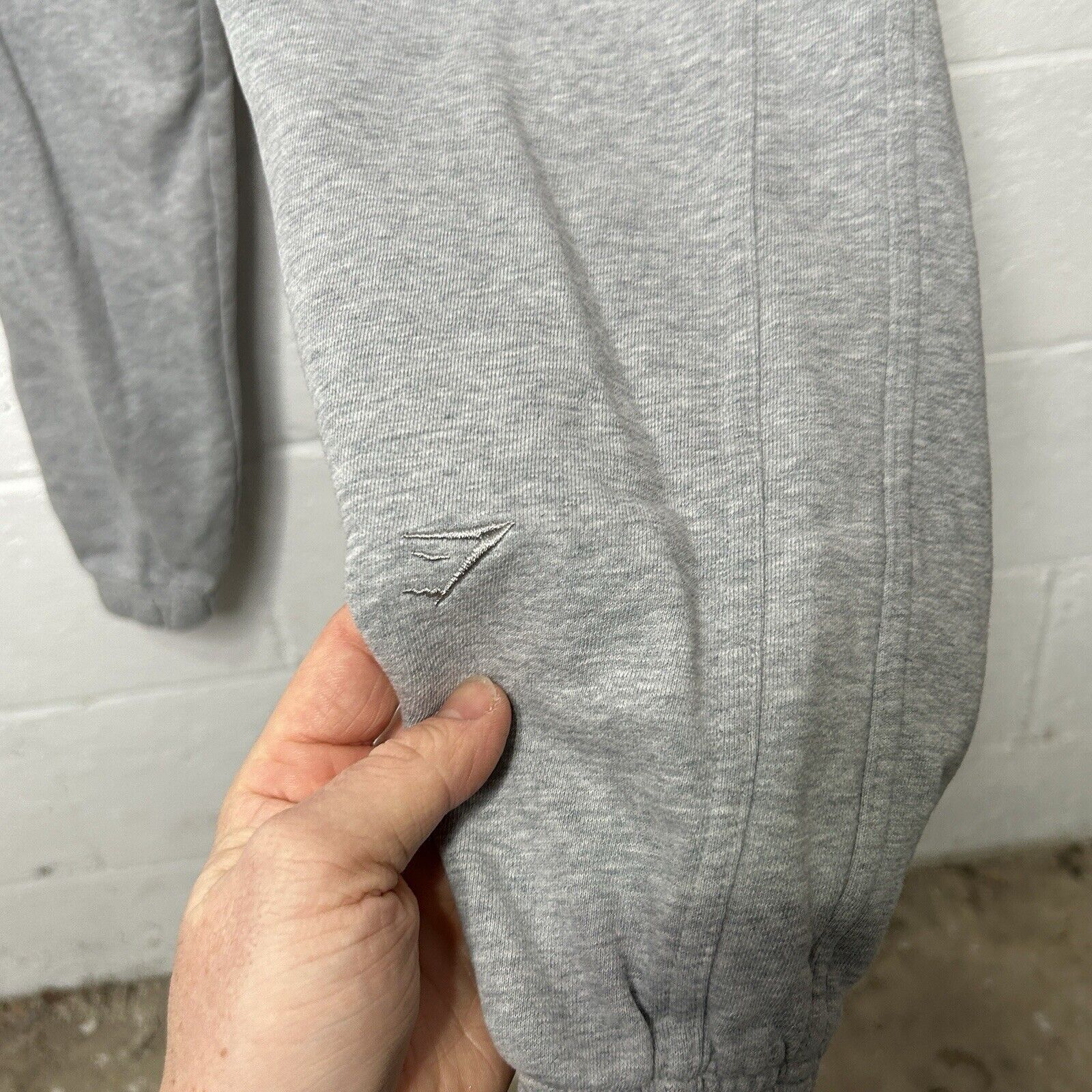 Gymshark Gymshark Fleece Joggers “Heather Grey” Size US 34 / EU 50 - 5 Thumbnail