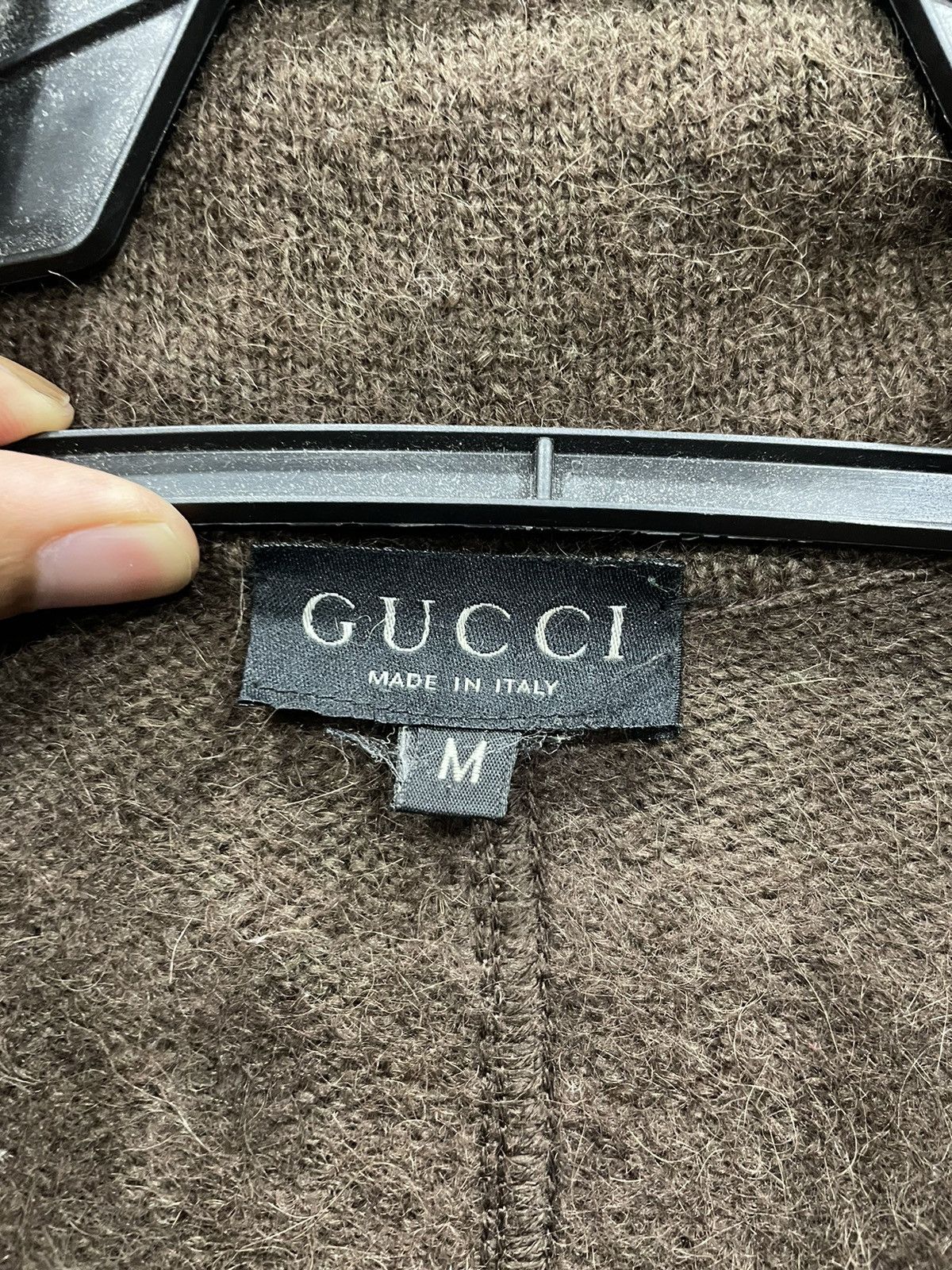 Gucci Vintage 70s Gucci Women Brown Double Breaste Alpaca and Wool Size M / US 6-8 / IT 42-44 - 5 Thumbnail