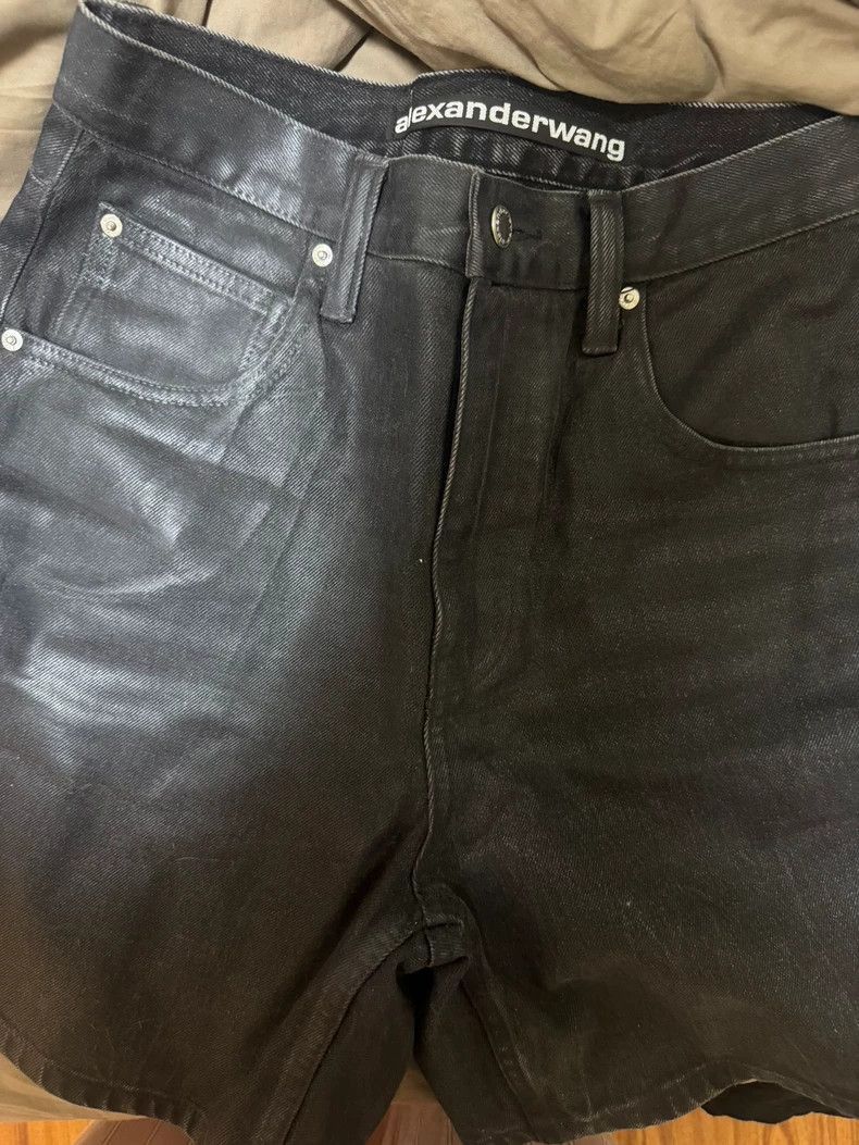 Alexander Wang Alexander Wang Black Denim Shorts- Size 26" / US 2 / IT 38 - 1 Thumbnail