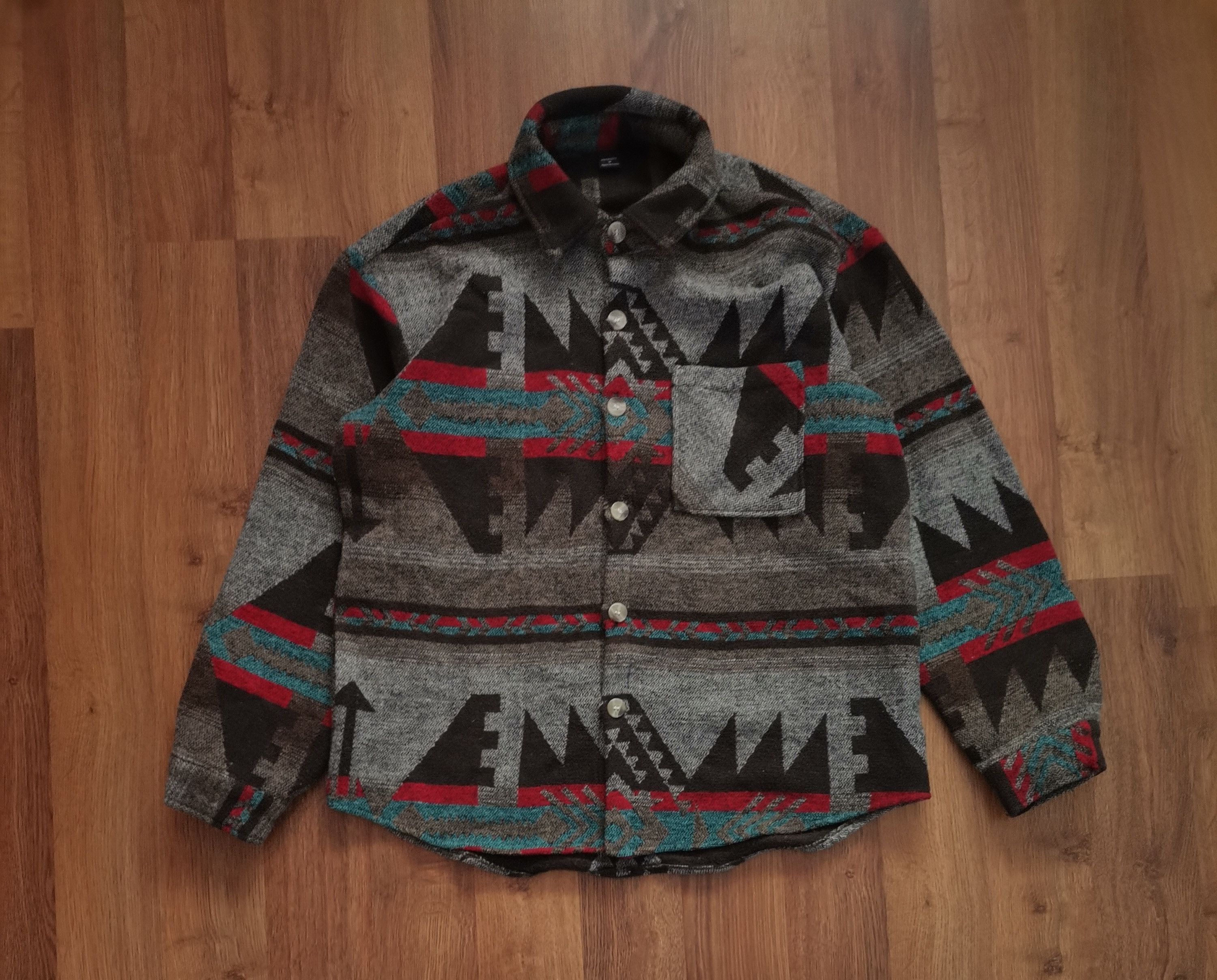 Other Manfinity Aztec Over Shirt Size US M / EU 48-50 / 2 - 1 Thumbnail