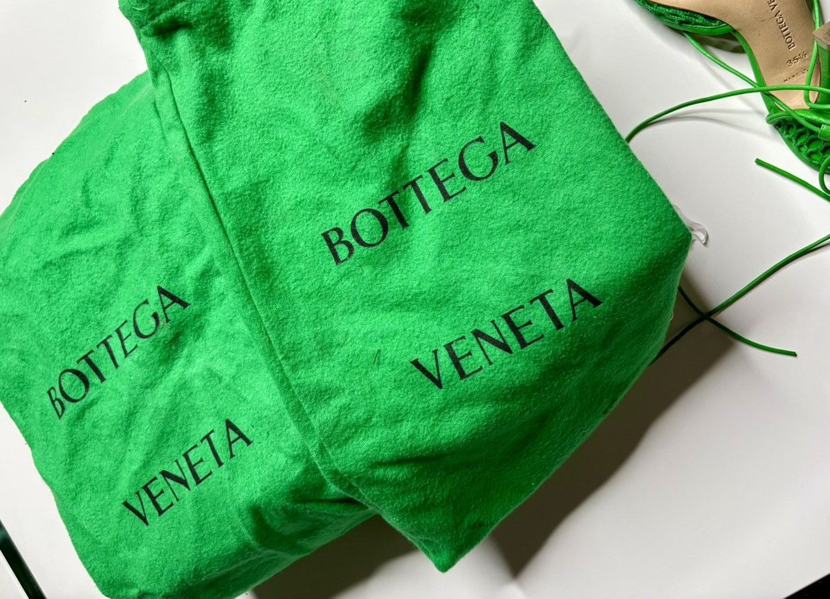 Bottega Veneta Lace-up Leather-trimmed Mesh Pumps In Green